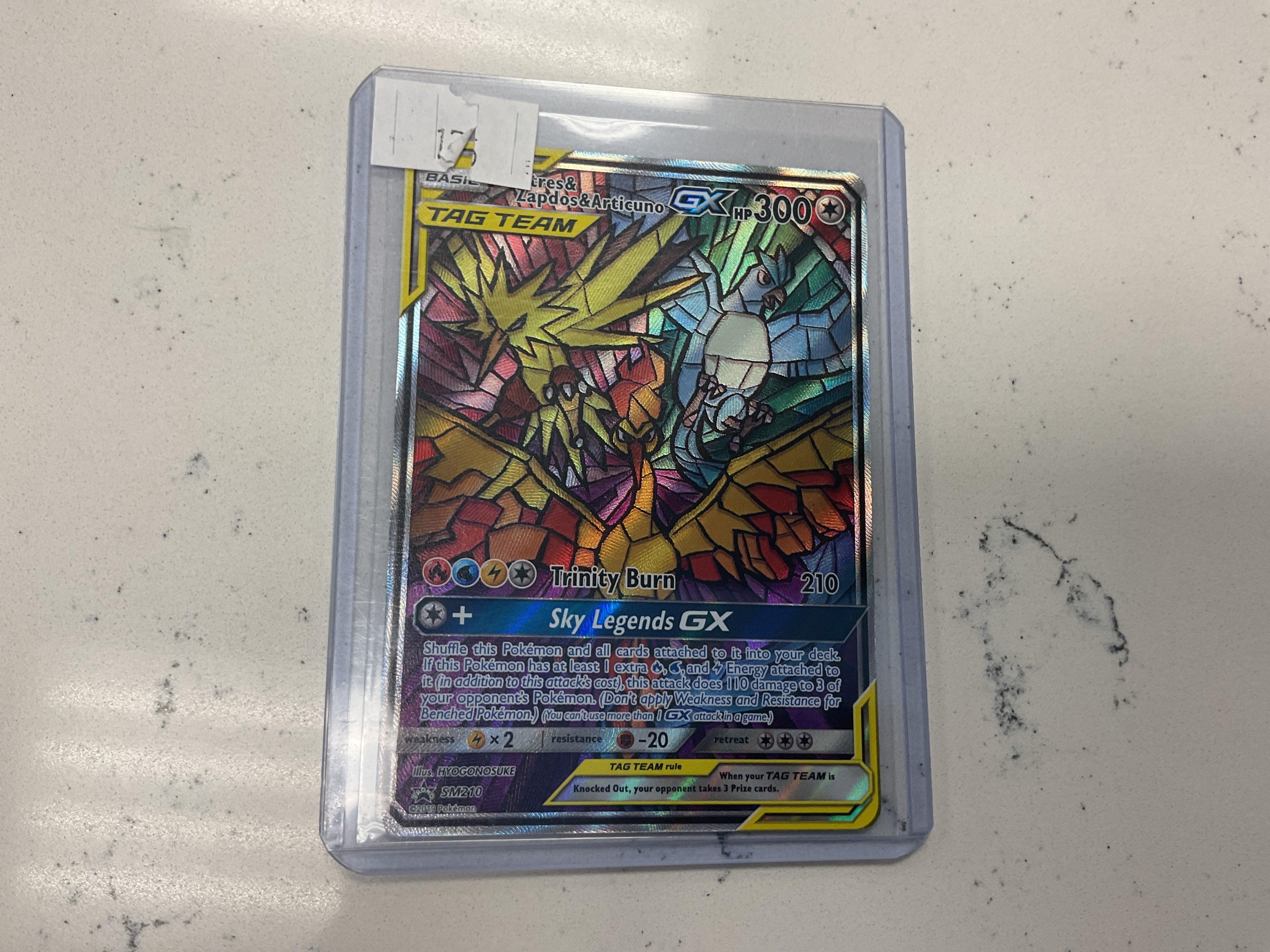 Moltres Zapdos Articuno GX Hidden Fates ETB Promo SM210