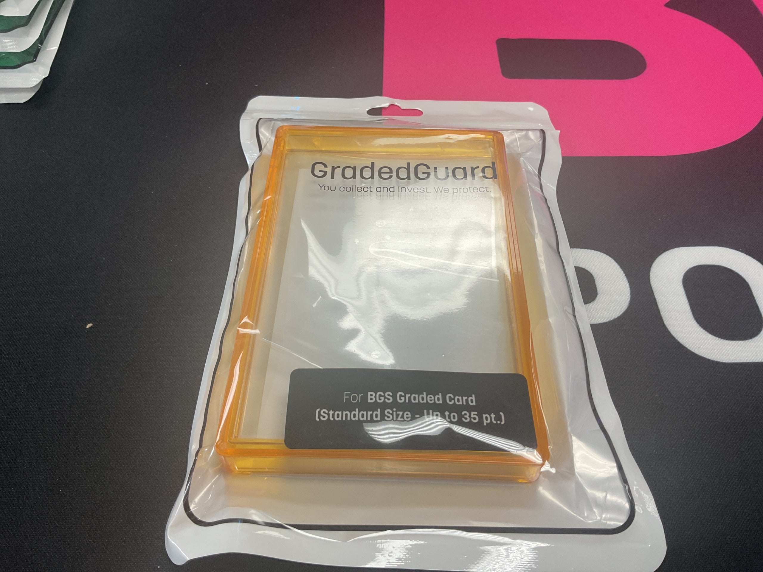 Graded Guard Amber Jewel BGS