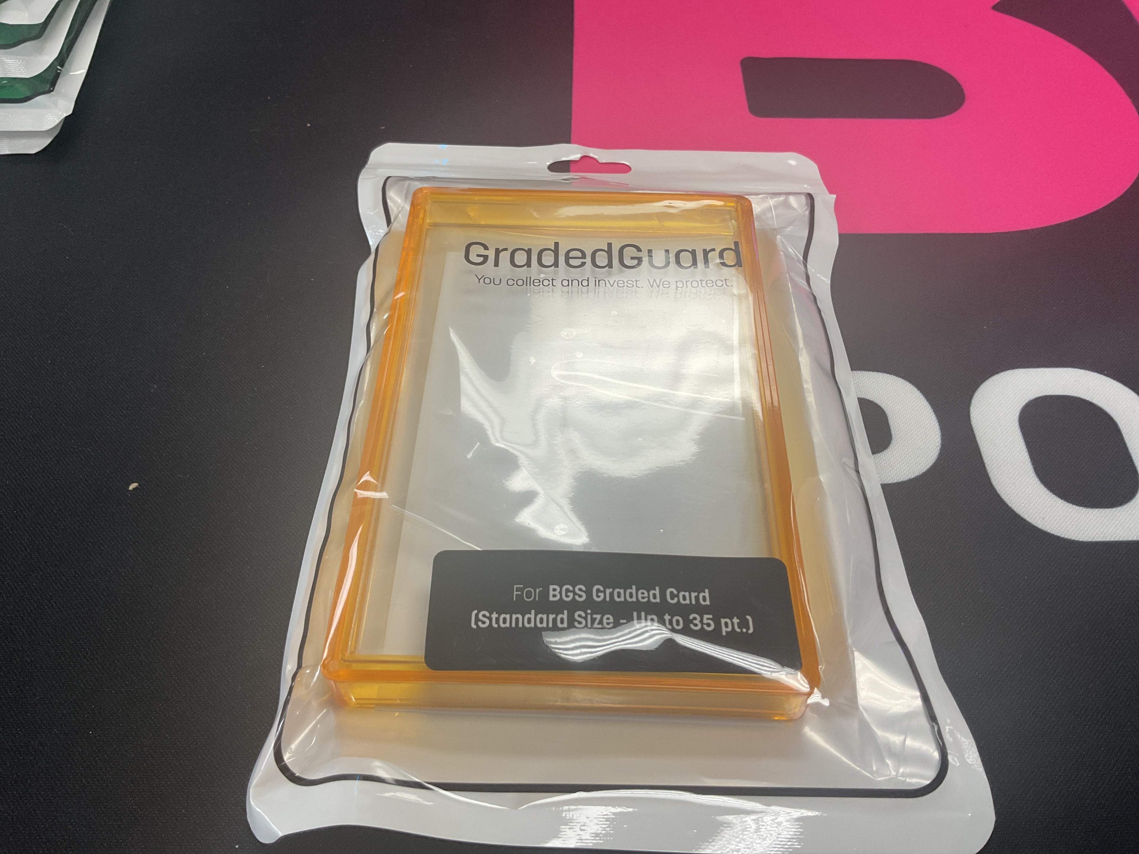 Graded Guard Amber Jewel BGS