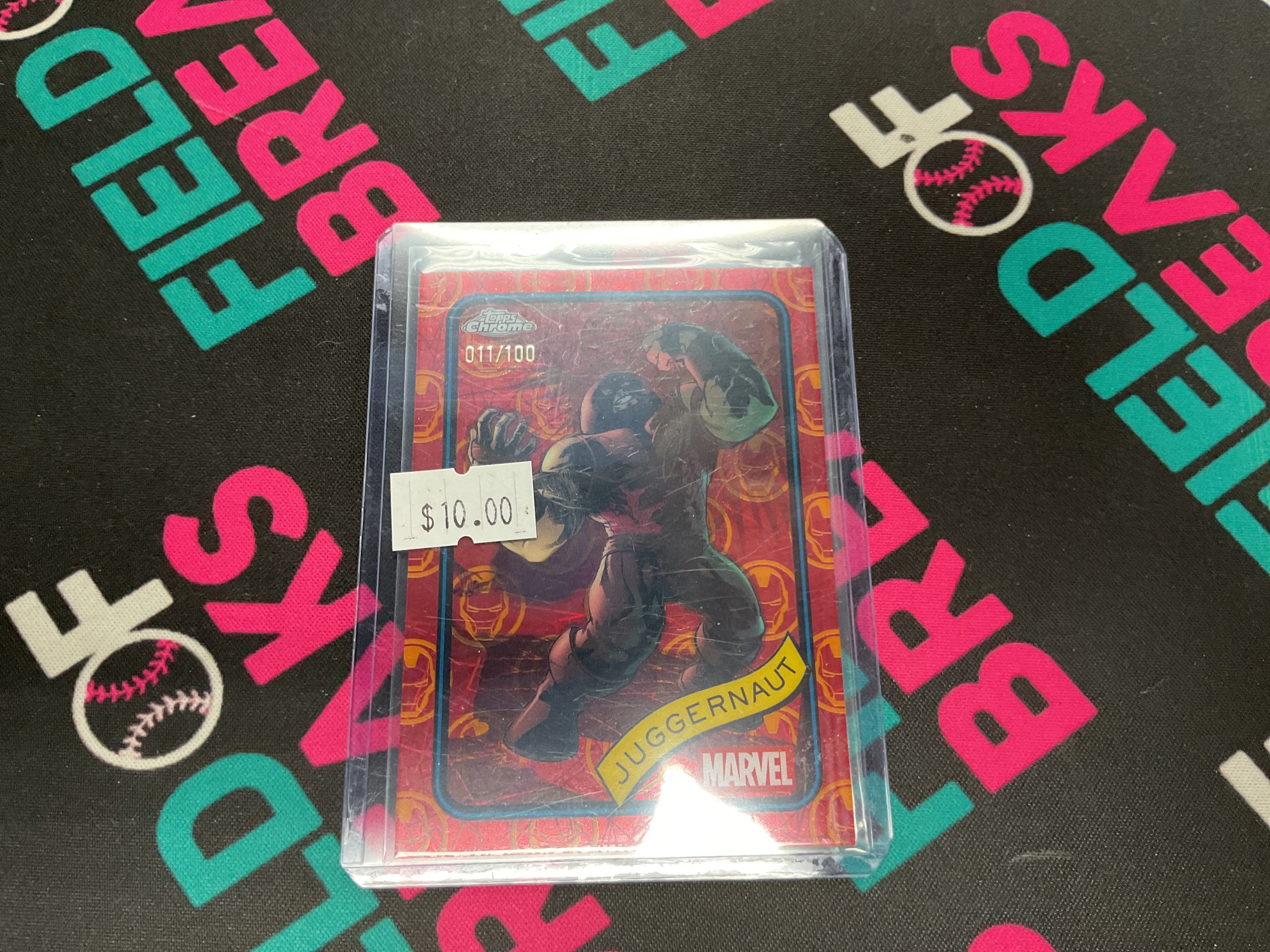2025 Topps Chrome Marvel Juggernaut /100