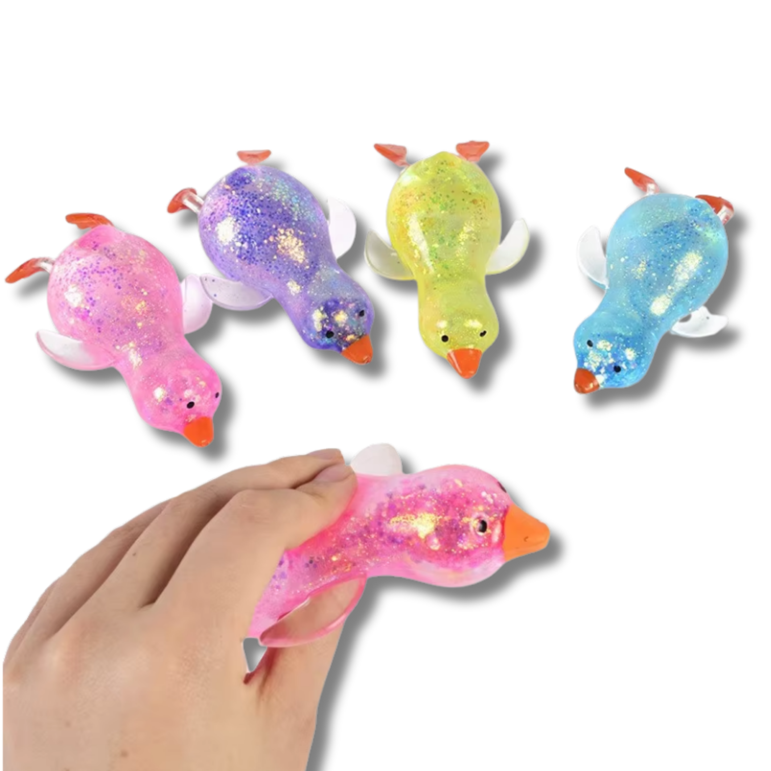 Easter Glitter Sugar Squishy Fidget Kids  Toy- Assorted