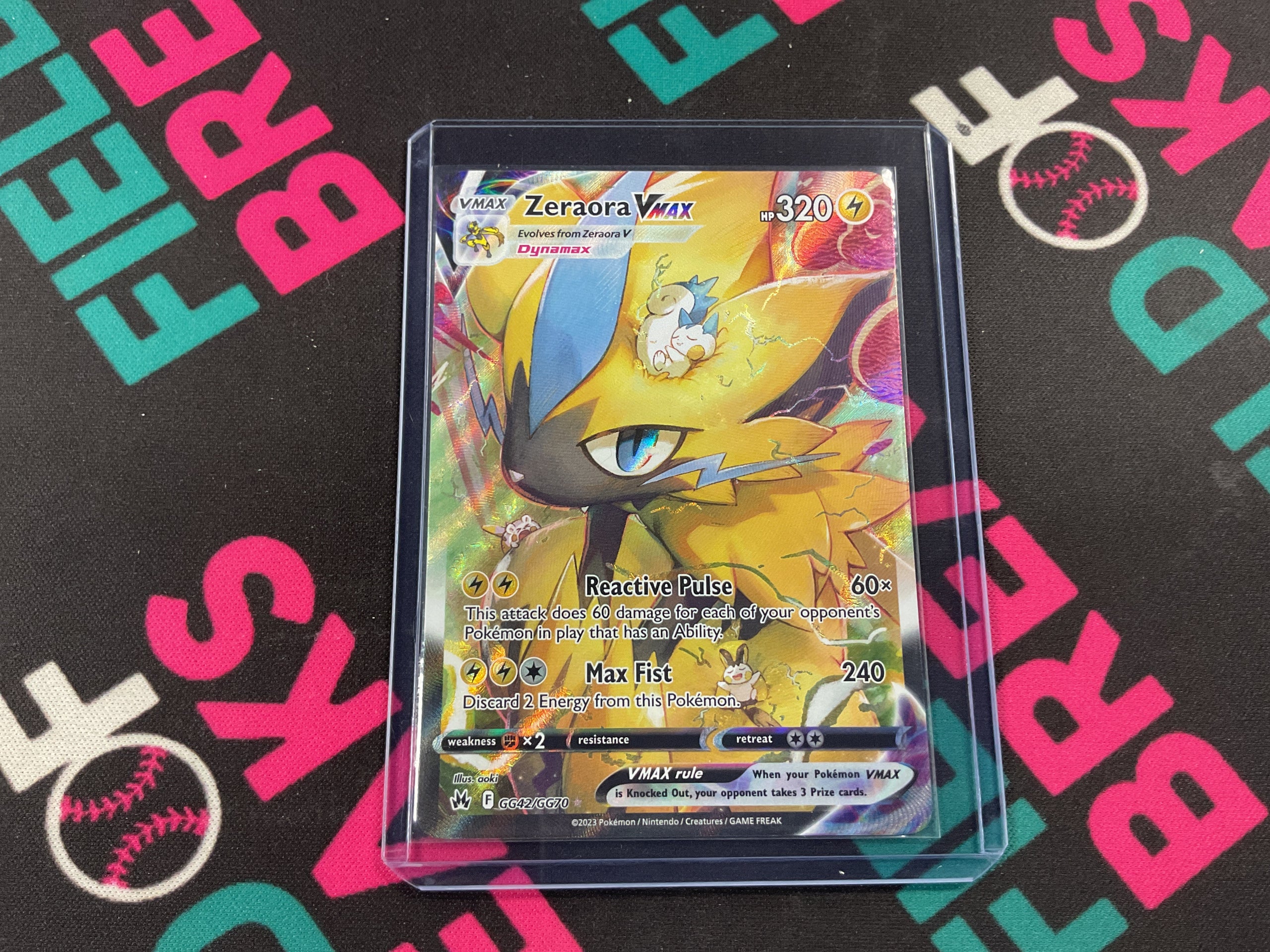 Zeraora Vmax Crown Zenith Galarian Gallery GG42/GG70