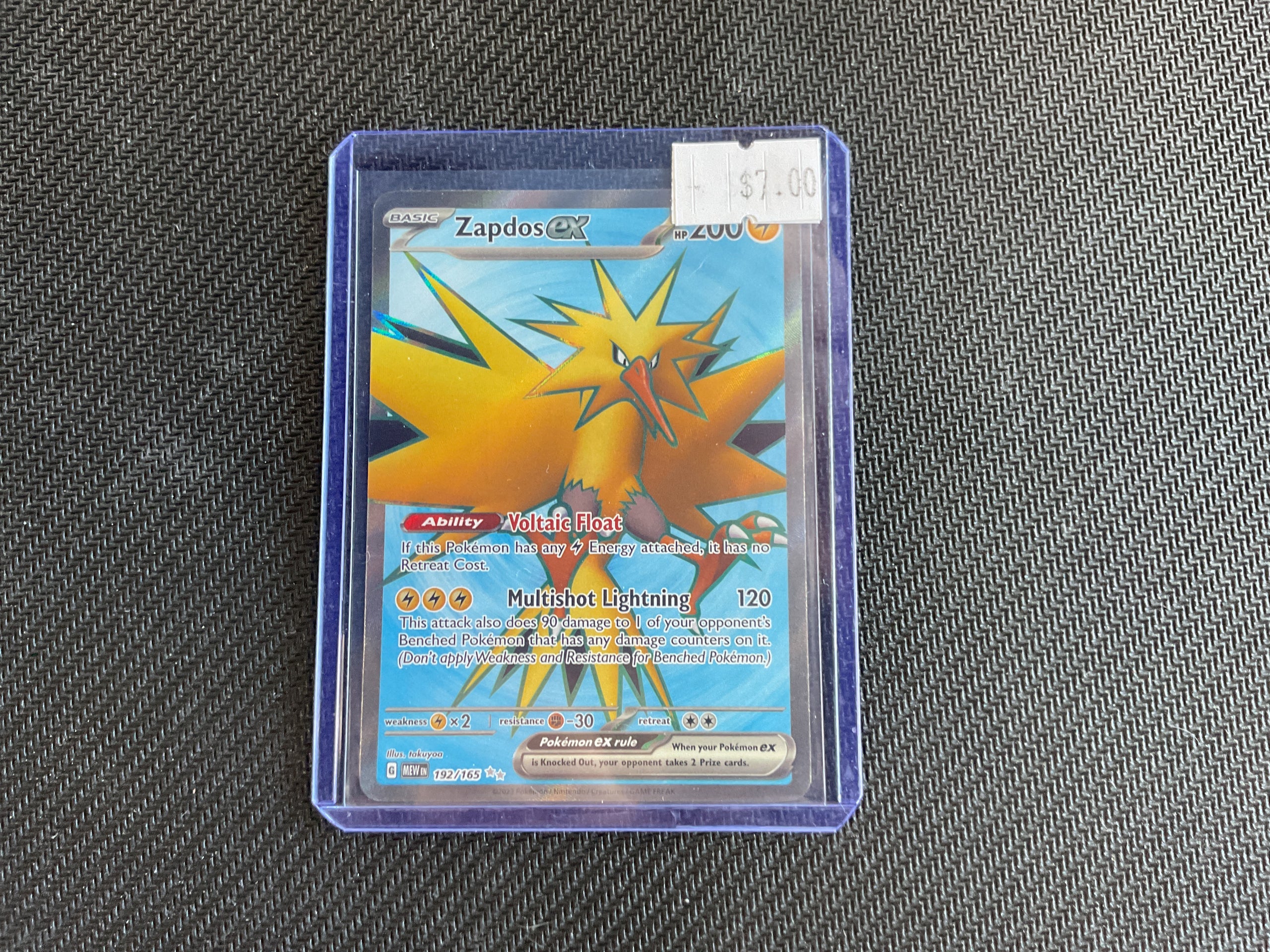 Zapdos Full Art 151