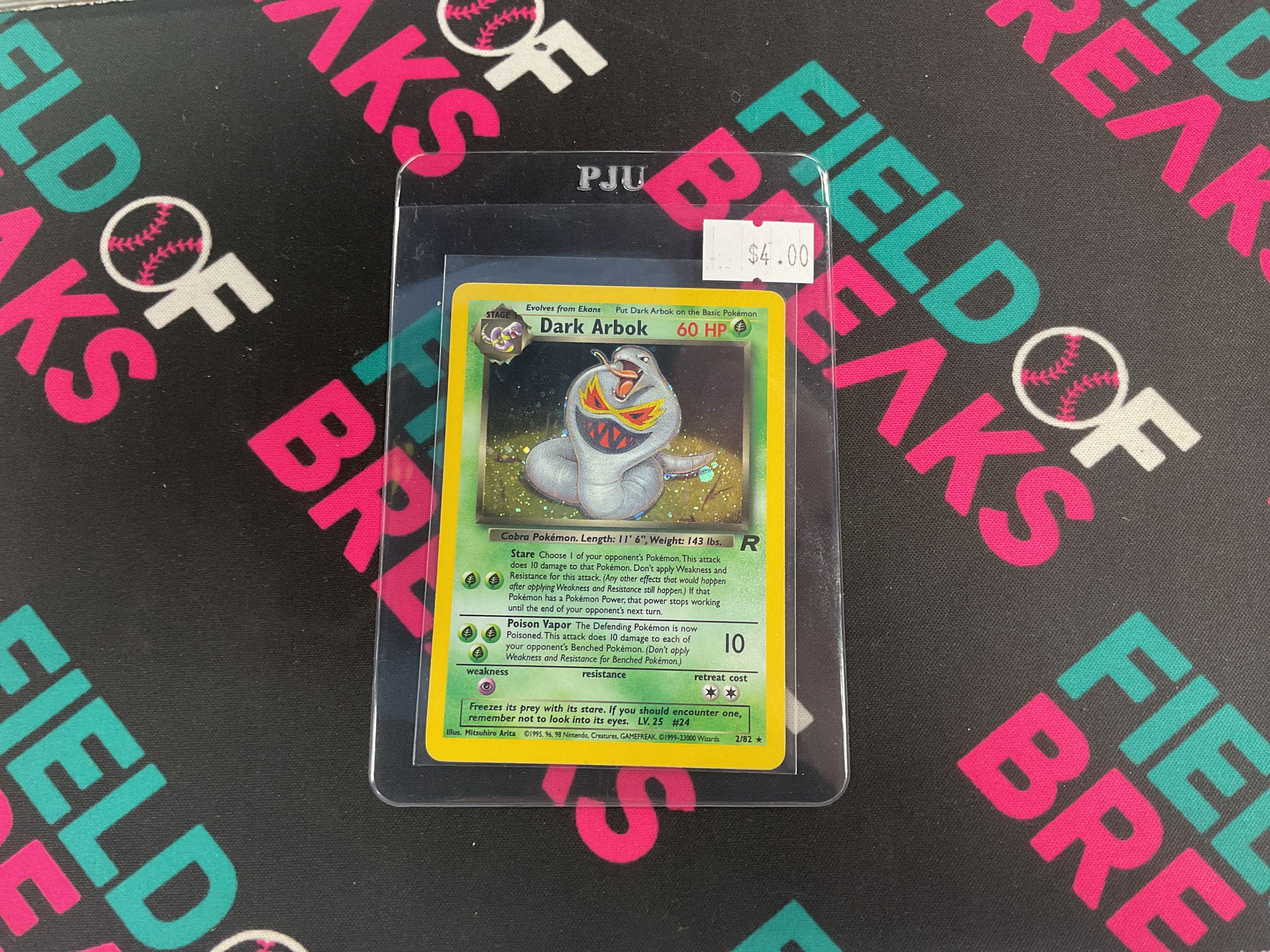 Dark Arbok Team Rocket Non Holo (HP)