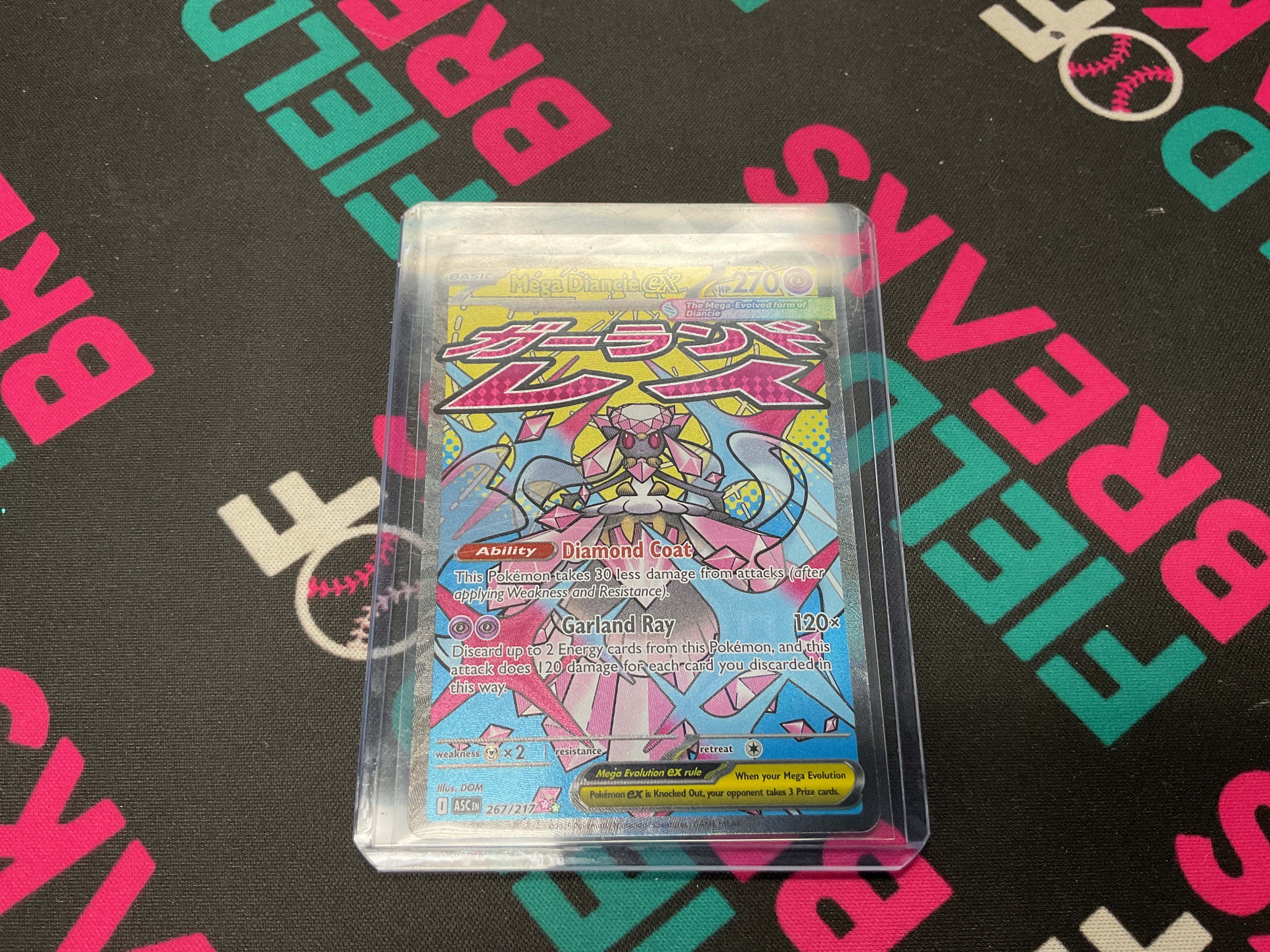 Mega Diancie EX Mega Attack Rare 267/217