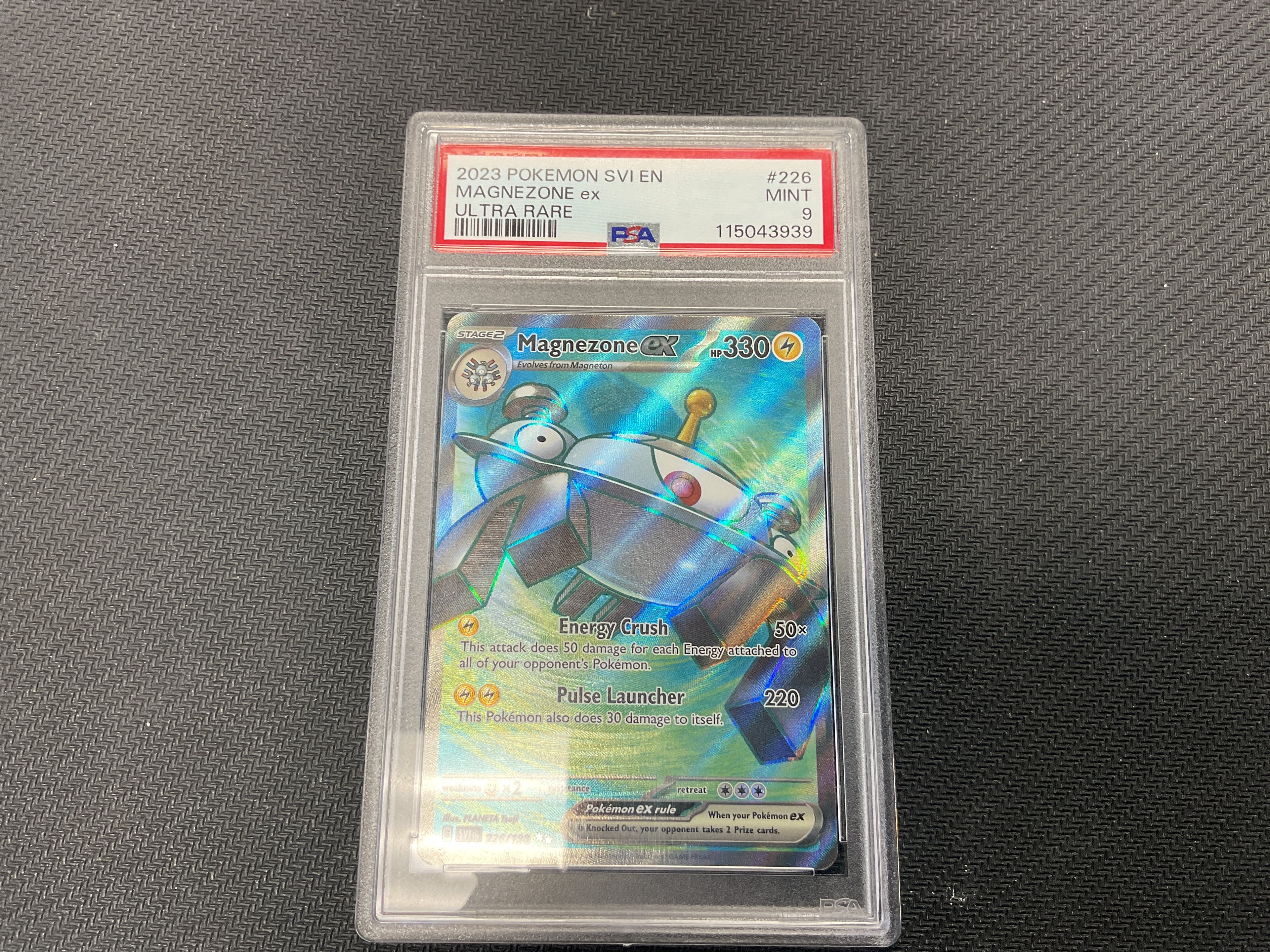 Magnezone Full Art Scarlet and Violet Base Set PSA 9