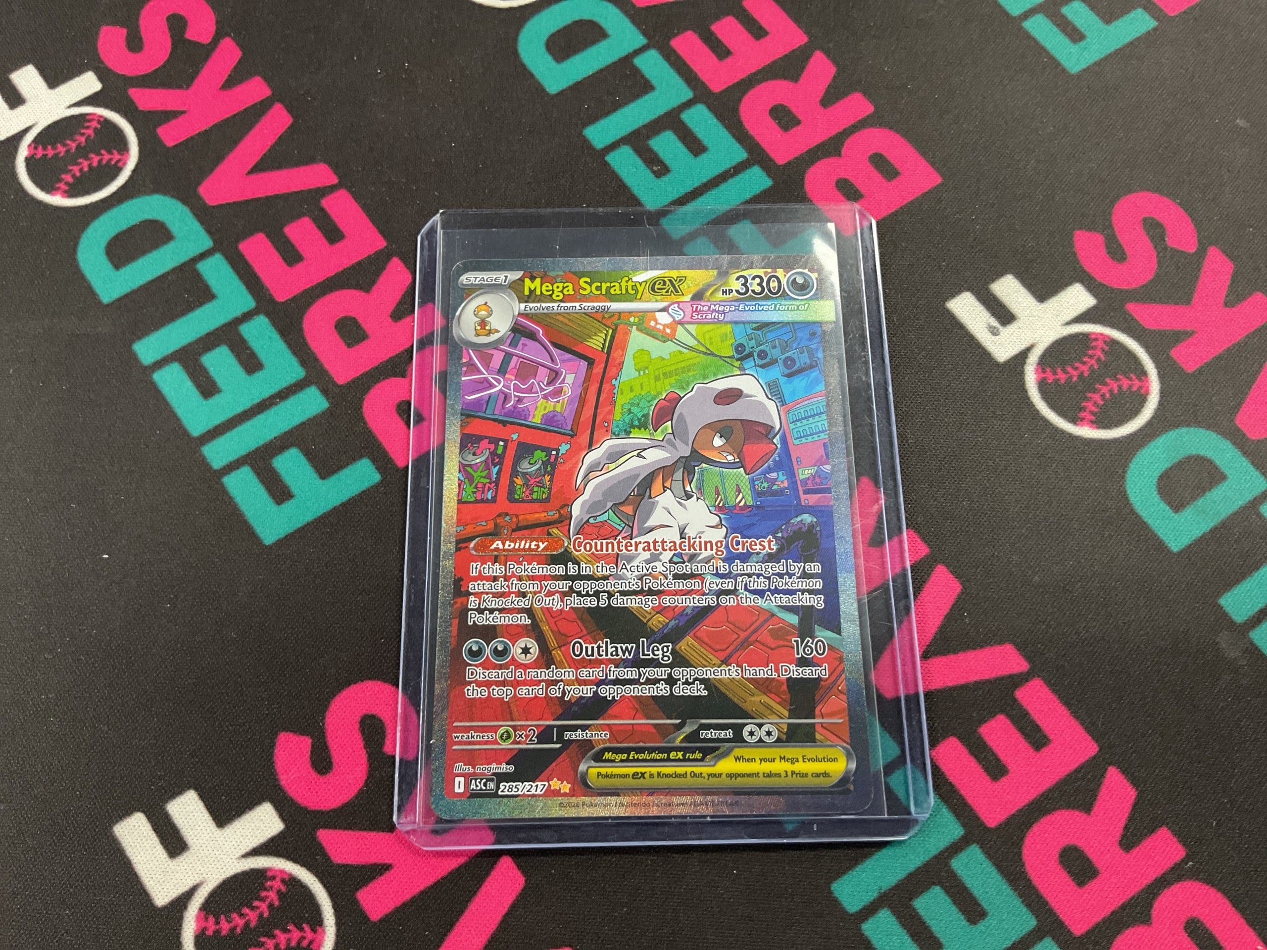 Mega Scrafty EX SIR Ascended Heroes 285/217