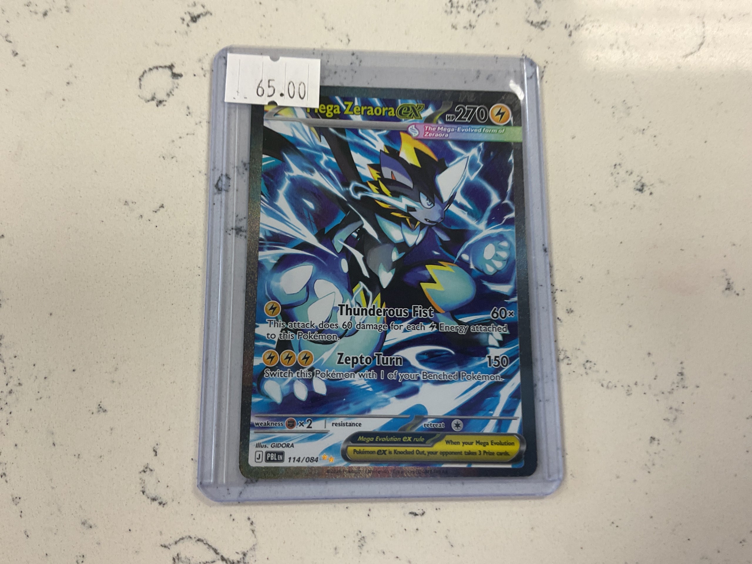 Mega Zeraora ex 114/084
