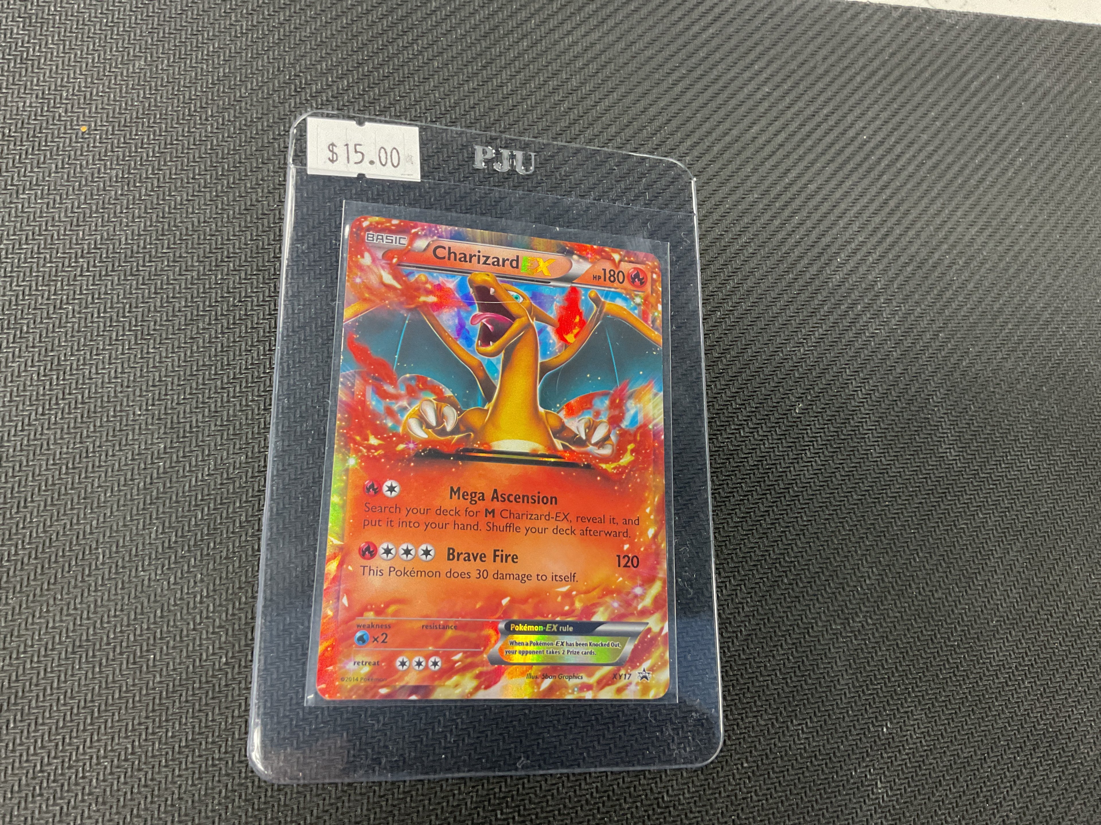 Charizard EX DAMAGED XY17