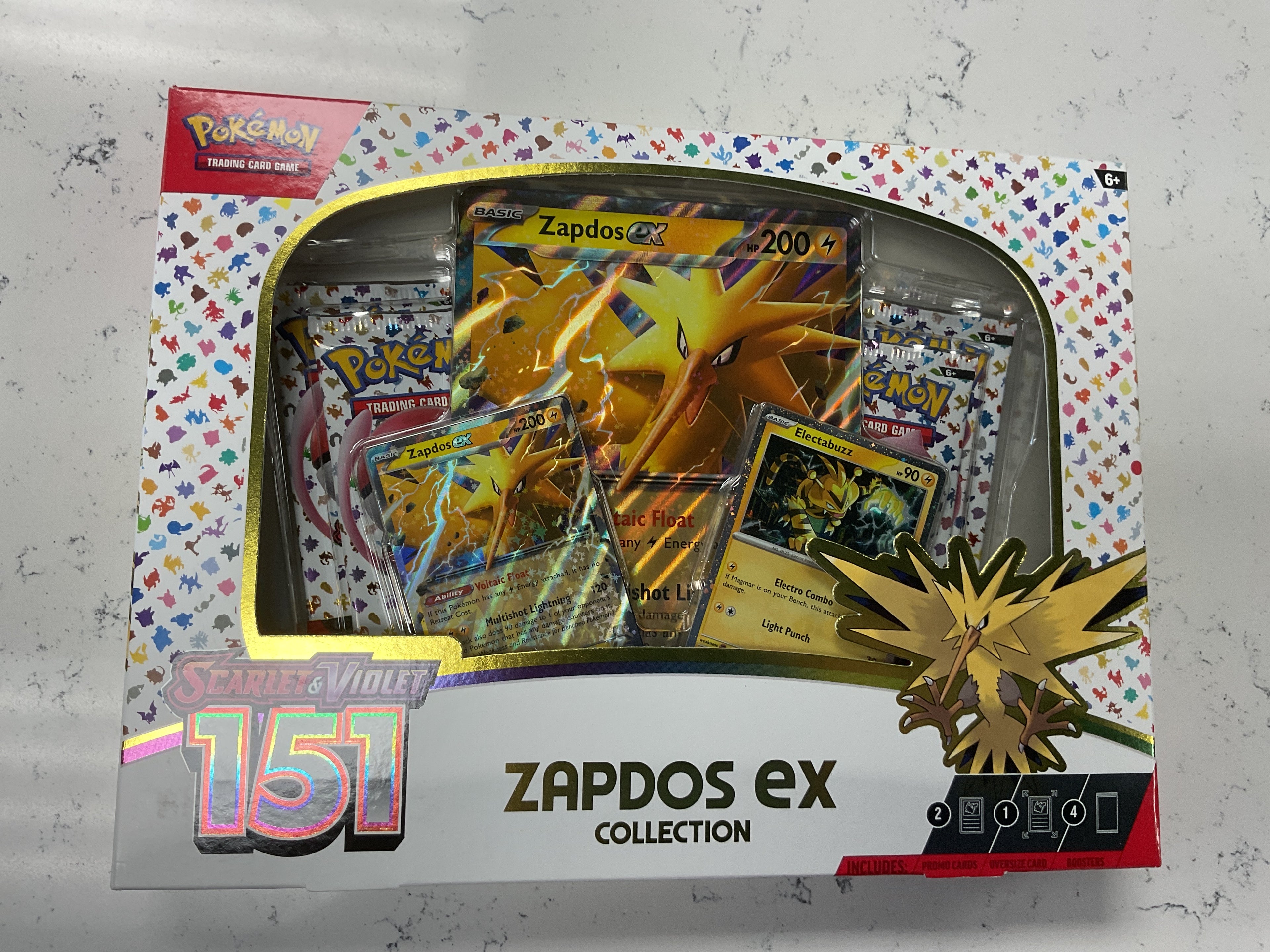 Zapdos ex 151 collection