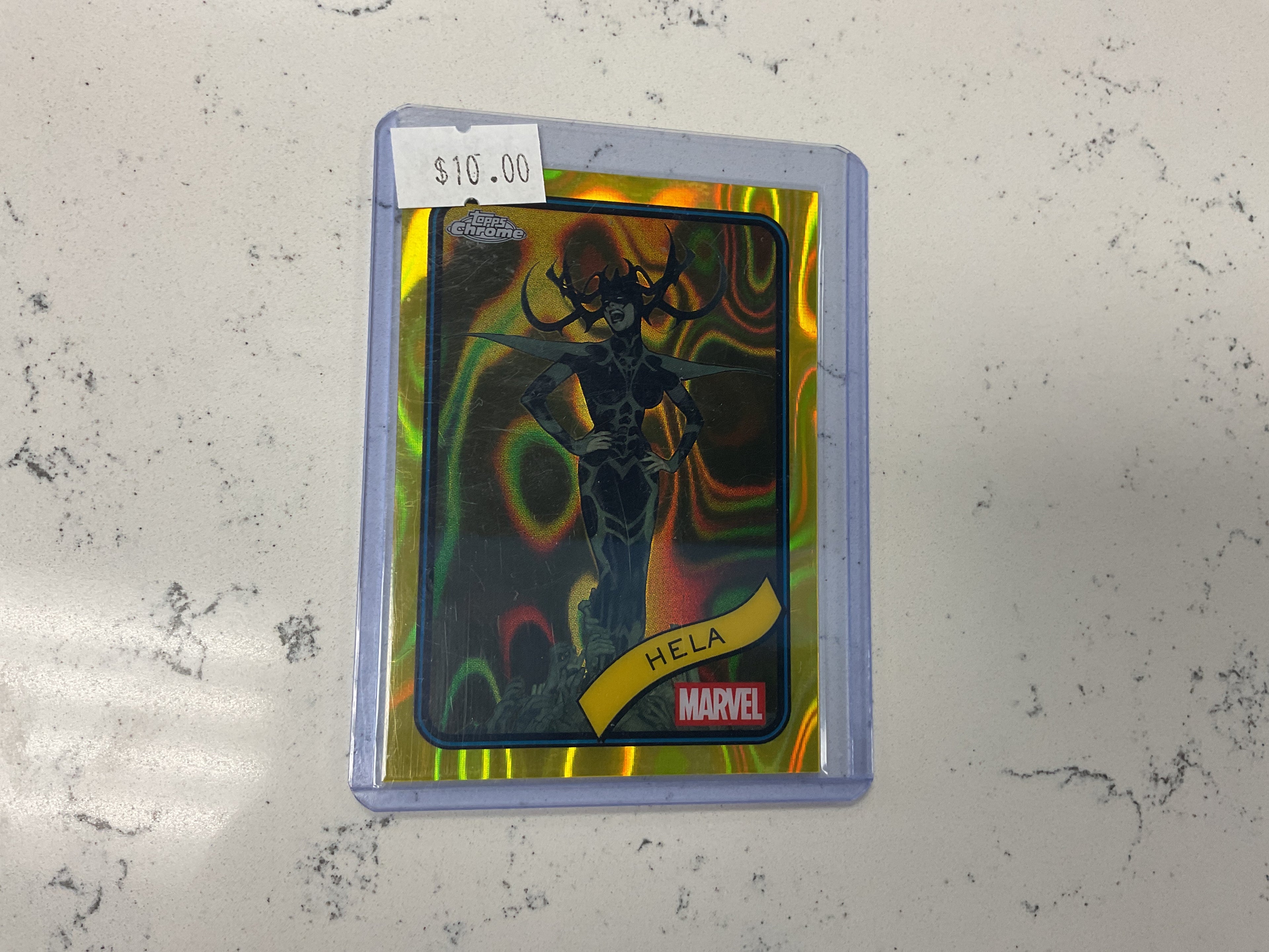Hela yellow lava marvel