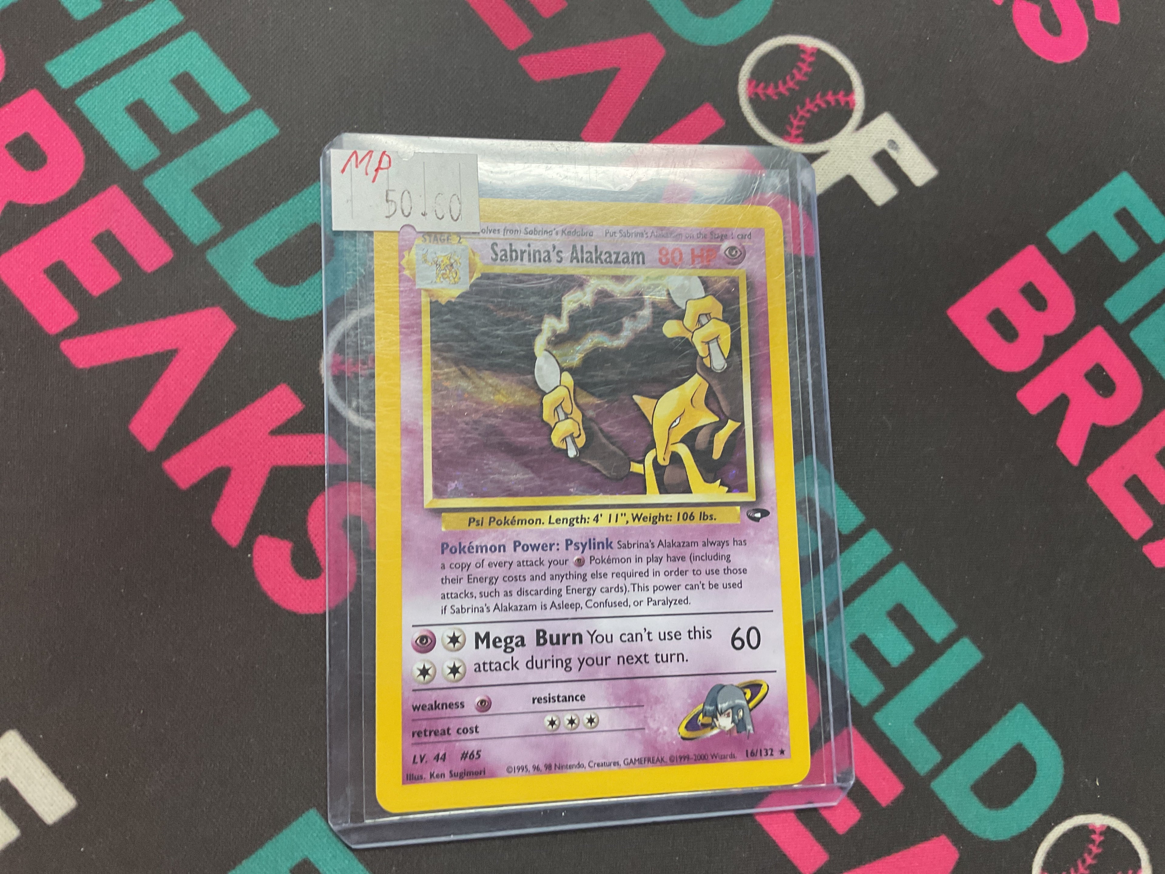 Sabrina’s Alakazam HOLO 16/132 MP