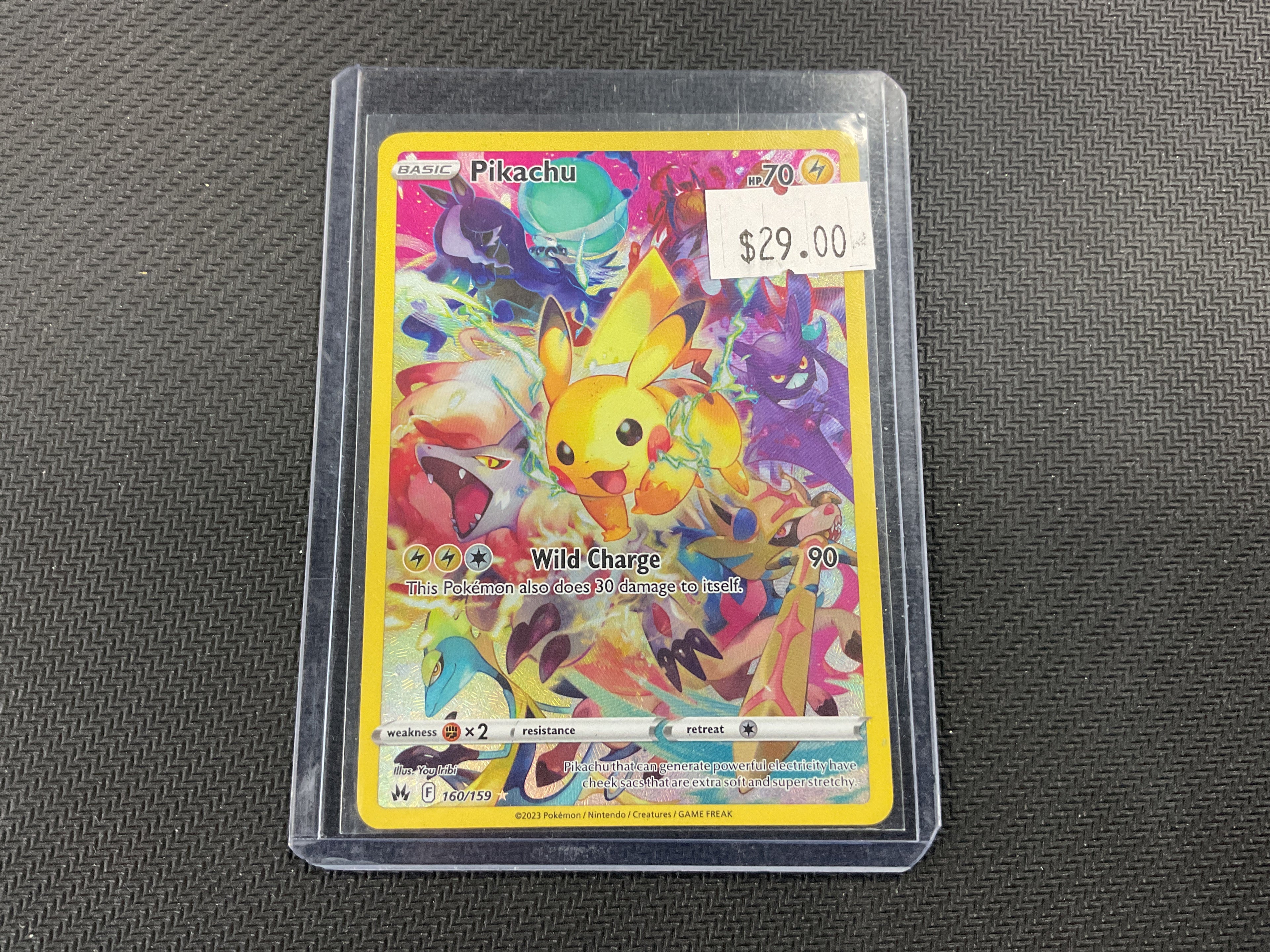 Pikachu Secret Rare Crown Zenith