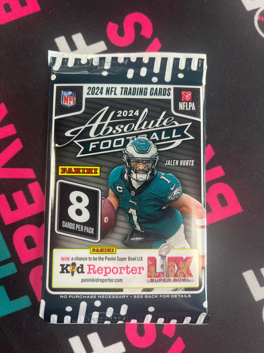 Panini 2024 NFL Absolute Football 8 Cards Trading pack