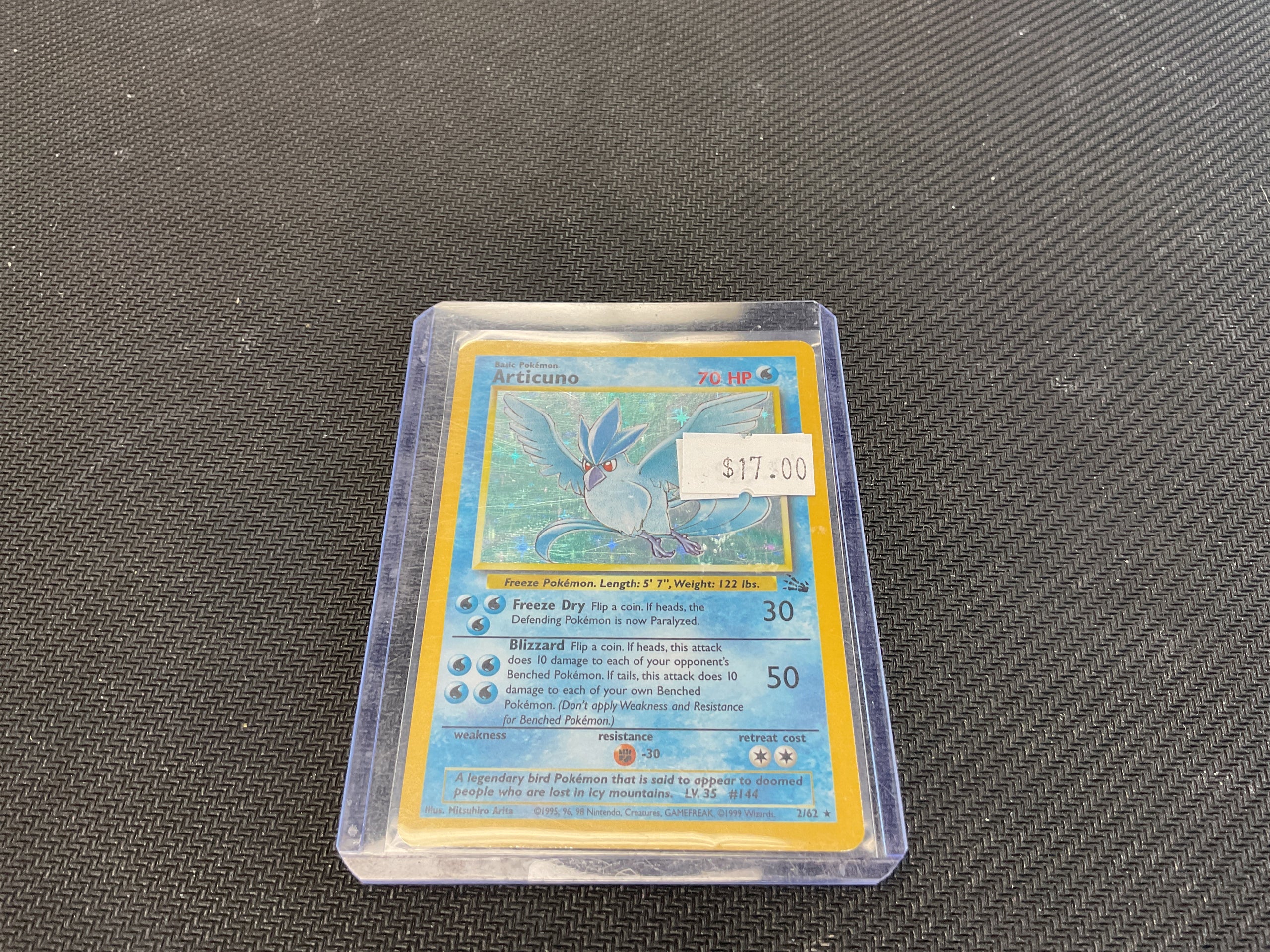 Articuno Fossil Unlimited Holo (MP)