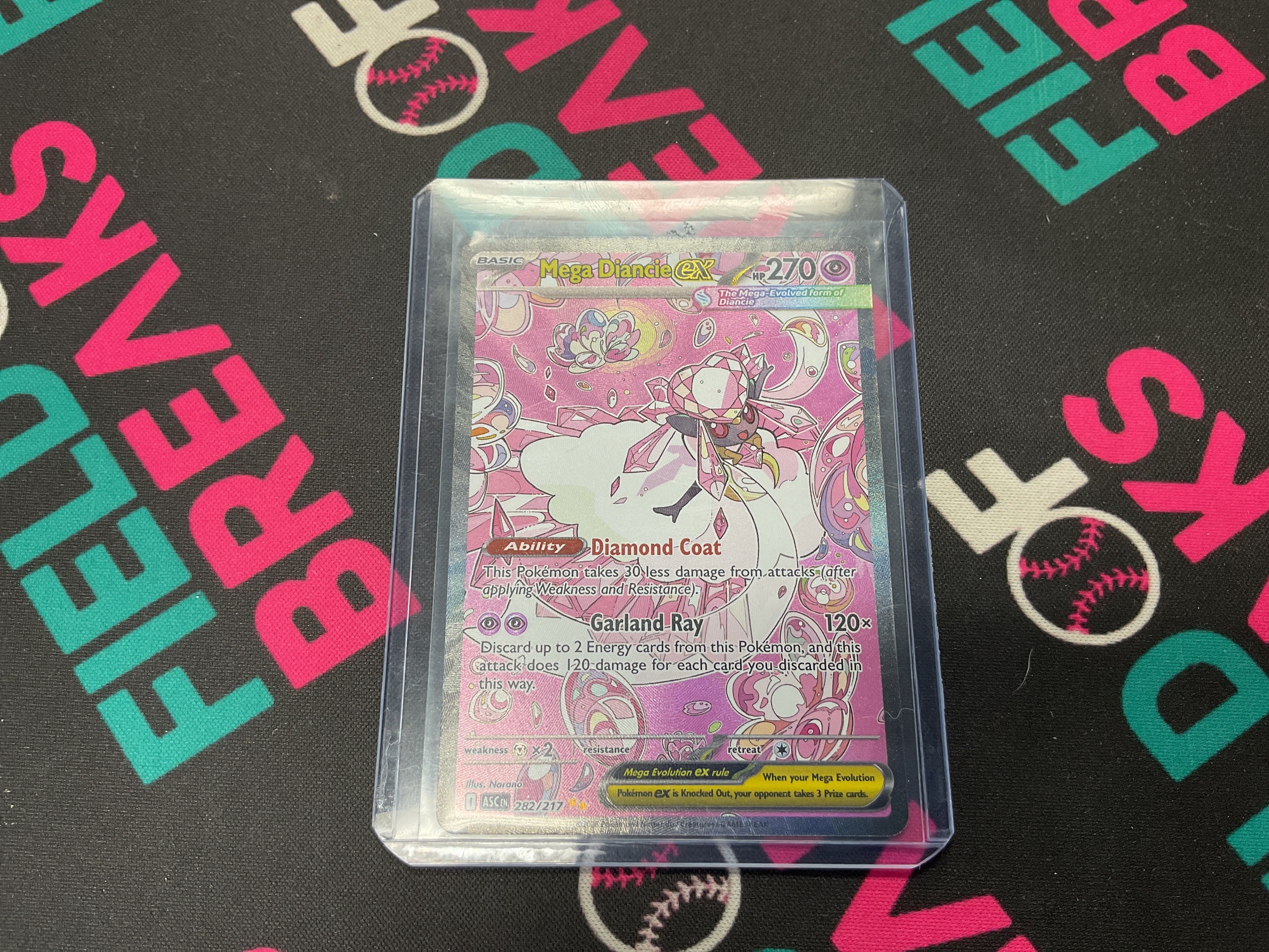 Mega Diancie EX SIR Ascended Heroes 282/217