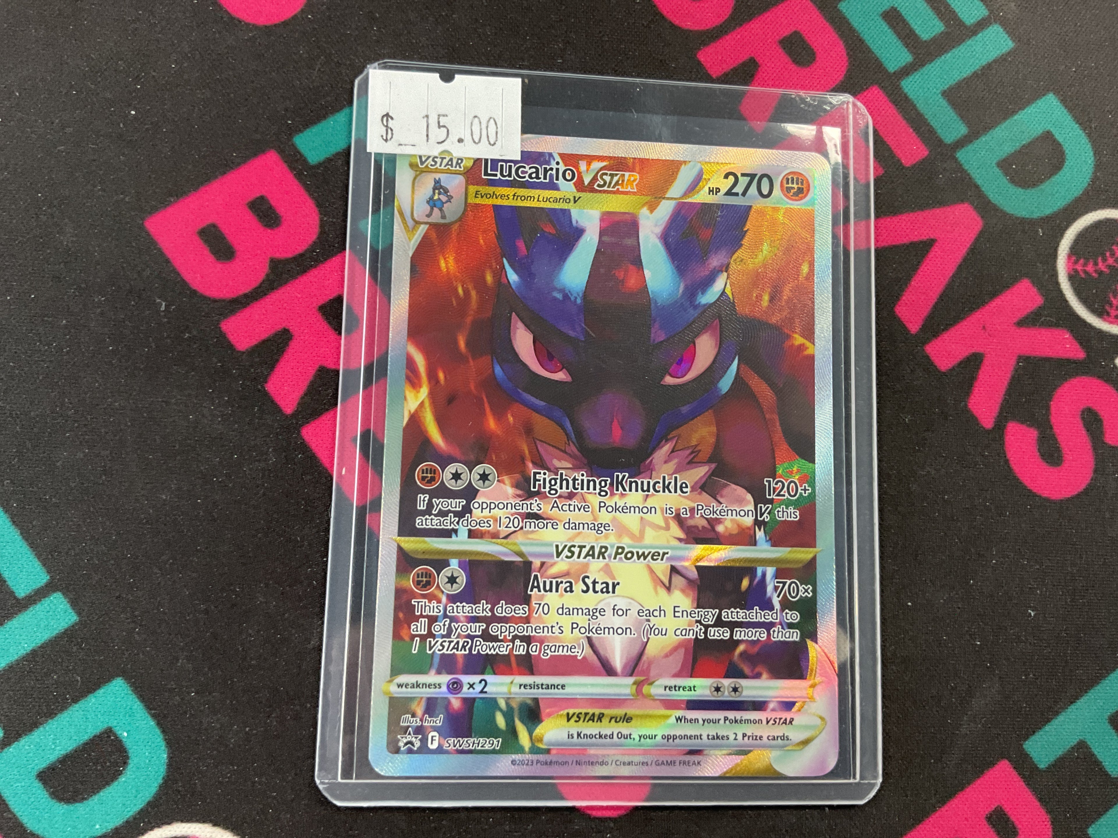 Lucario Vstar SWSH291