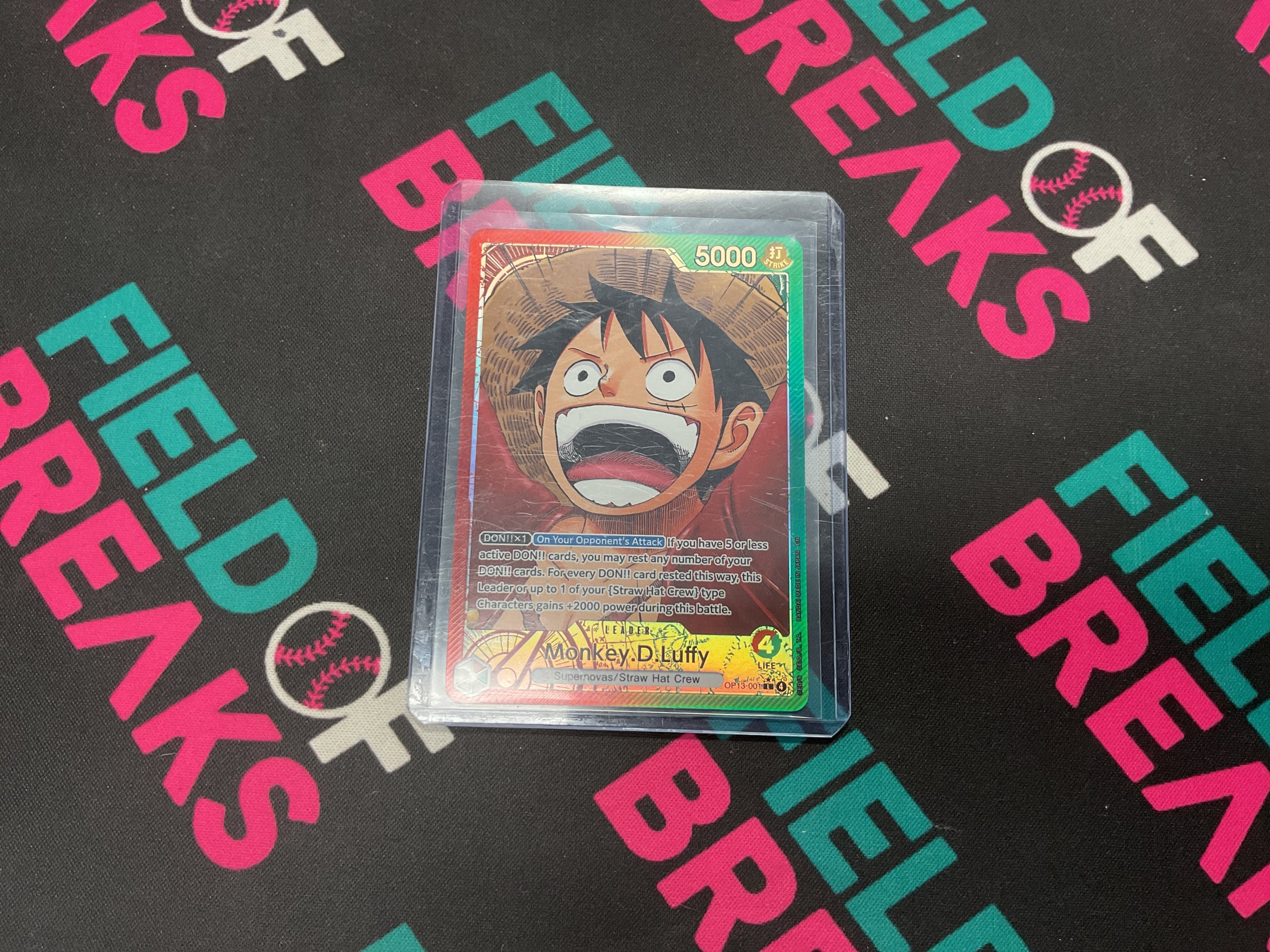 Monkey D Luffy Carrying On His Will Alternate Art OP13-001