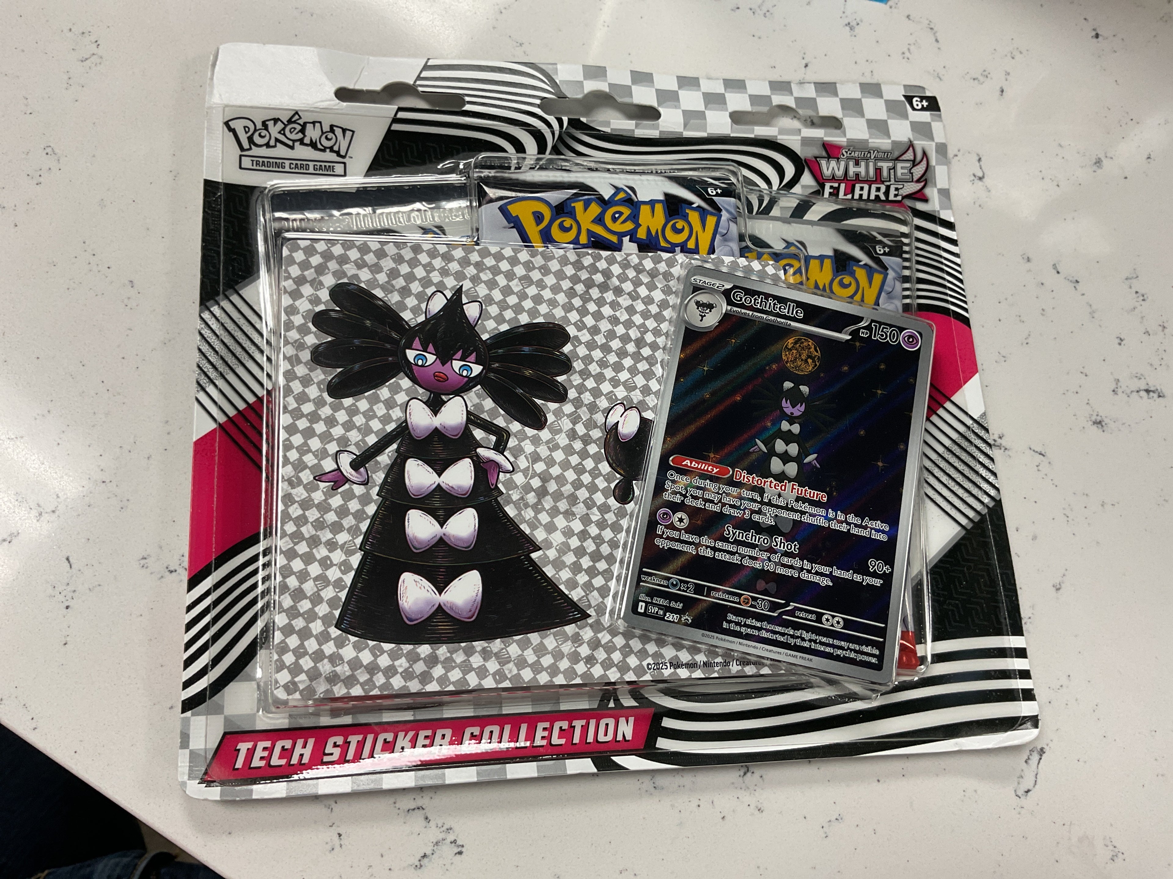 White Flare TECH STICKER