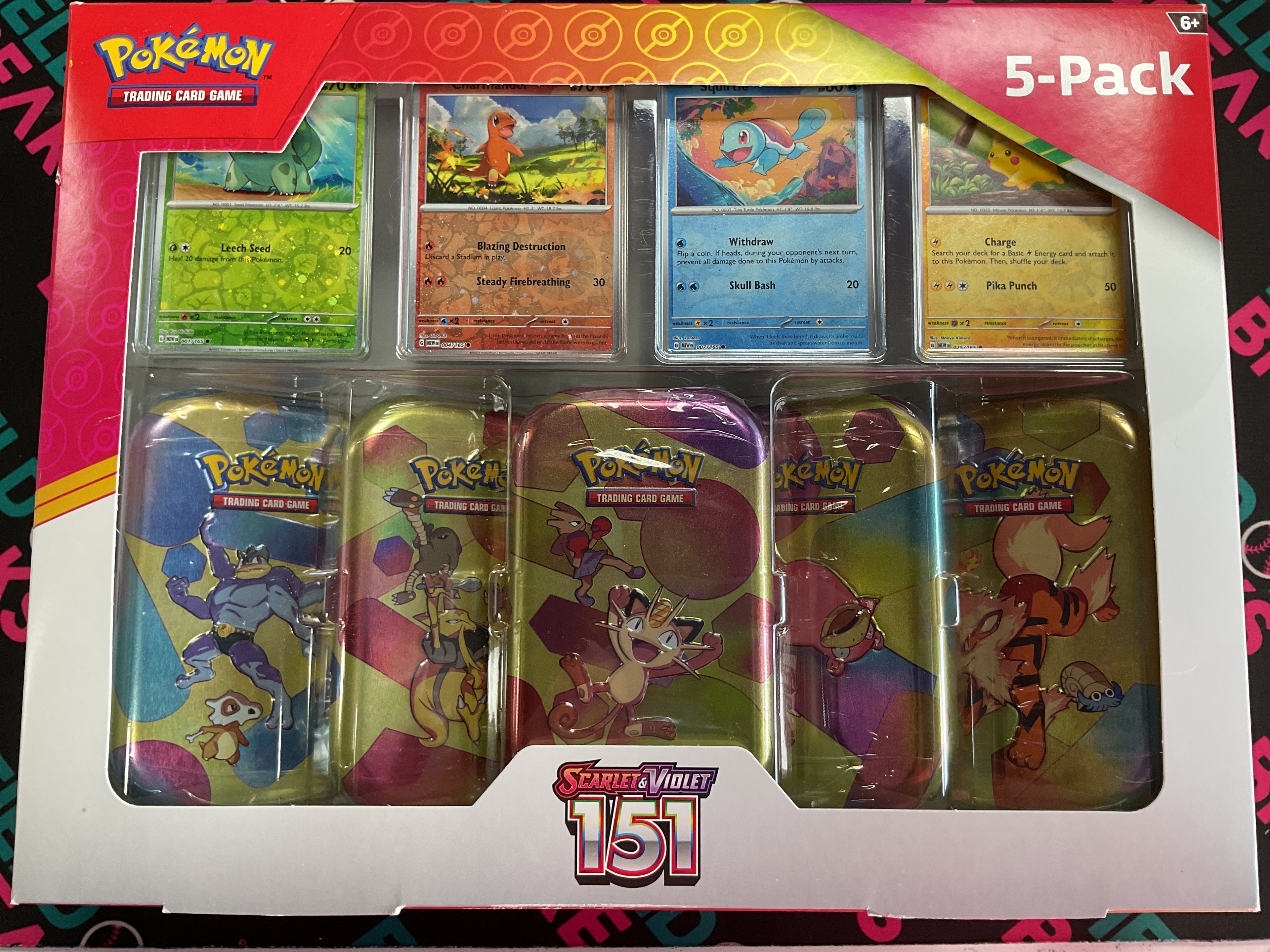 151 Mini Tin 5 Pack
