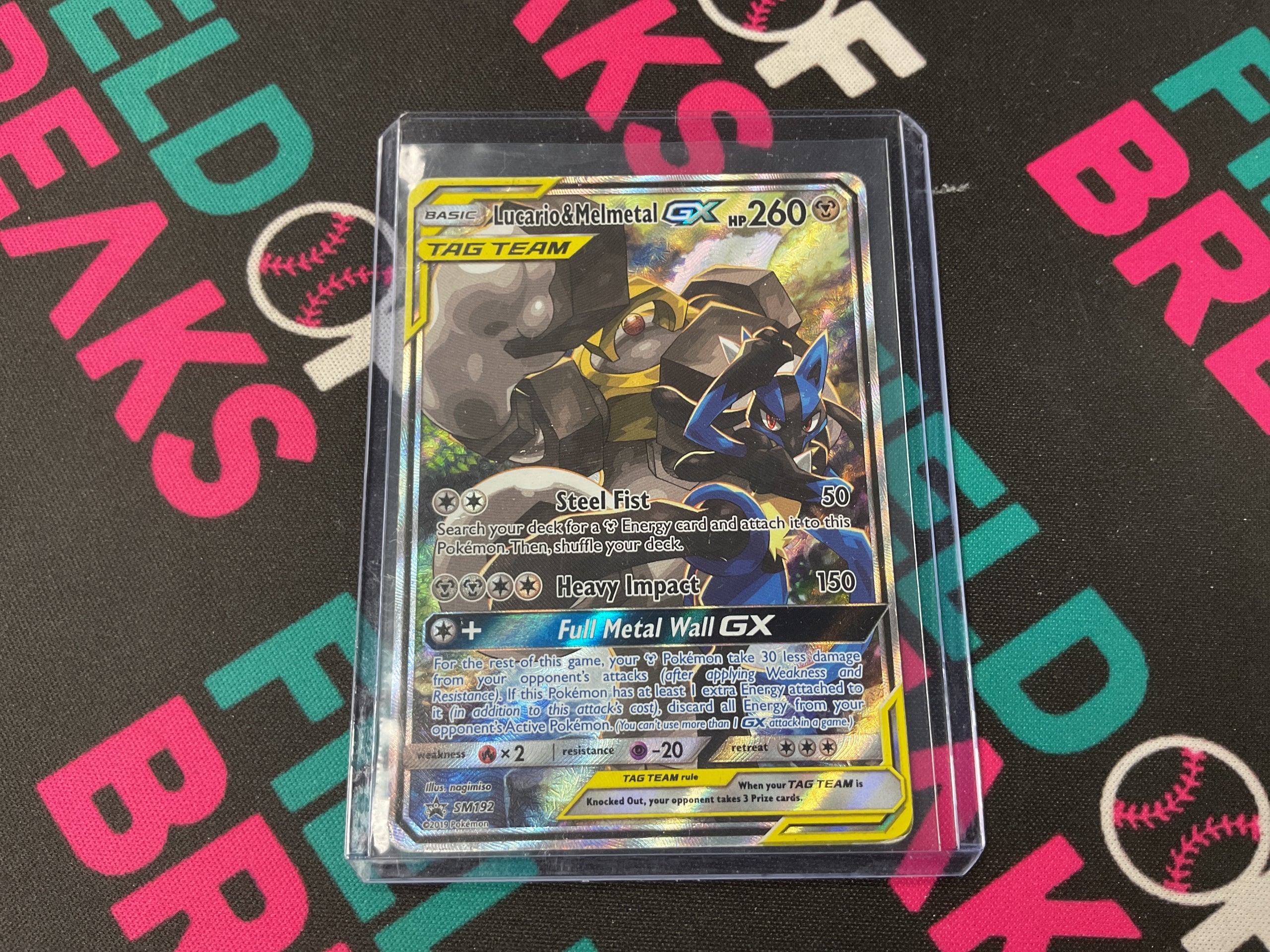 Lucario and Melmetal GX Promo (Damaged)