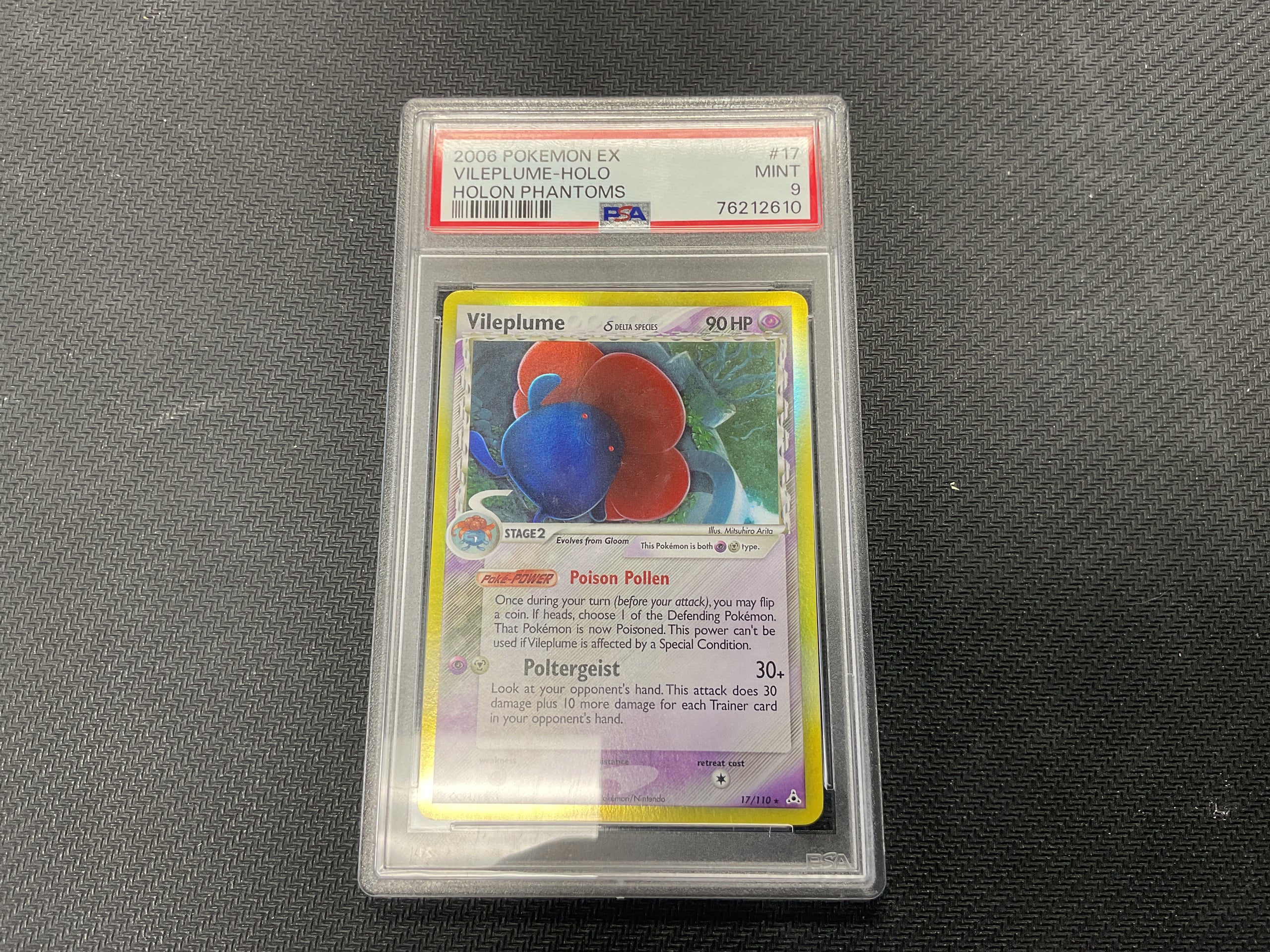 Vileplume Holo Holon Phantoms PSA 9