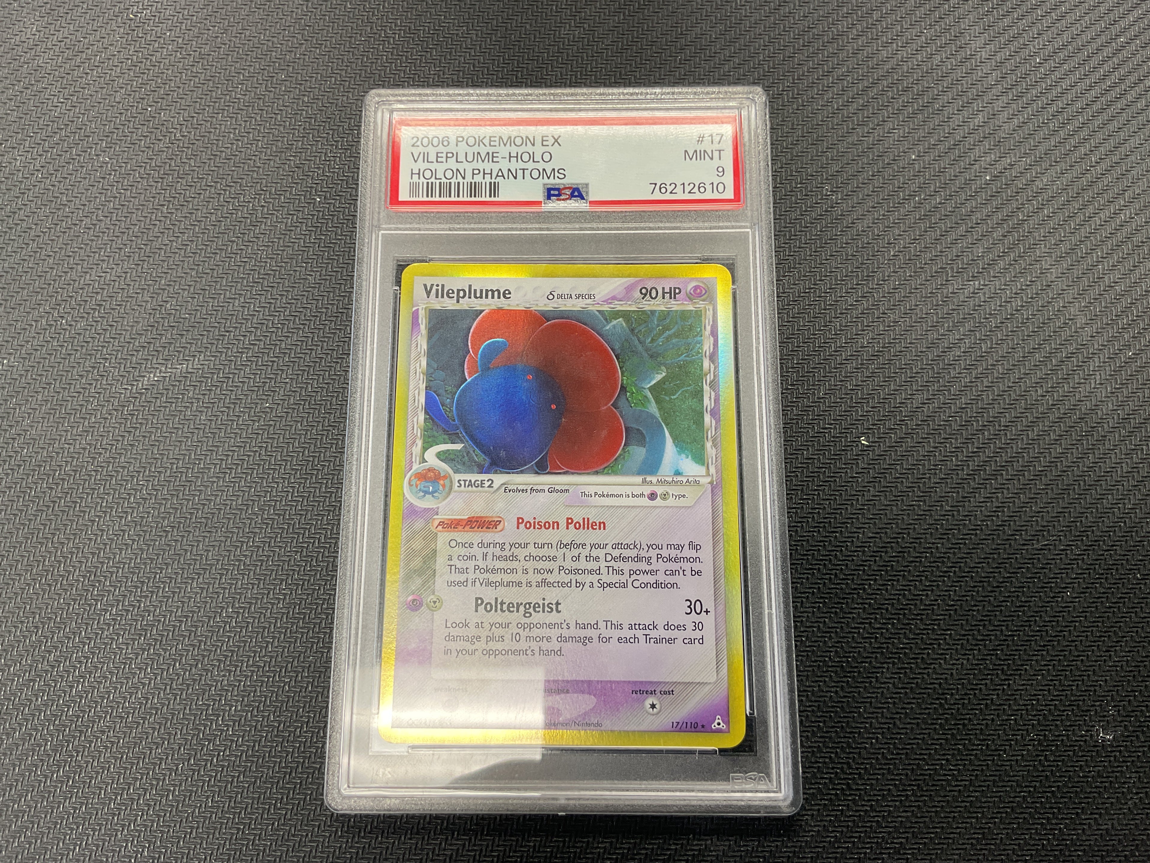 Vileplume Holo Holon Phantoms PSA 9
