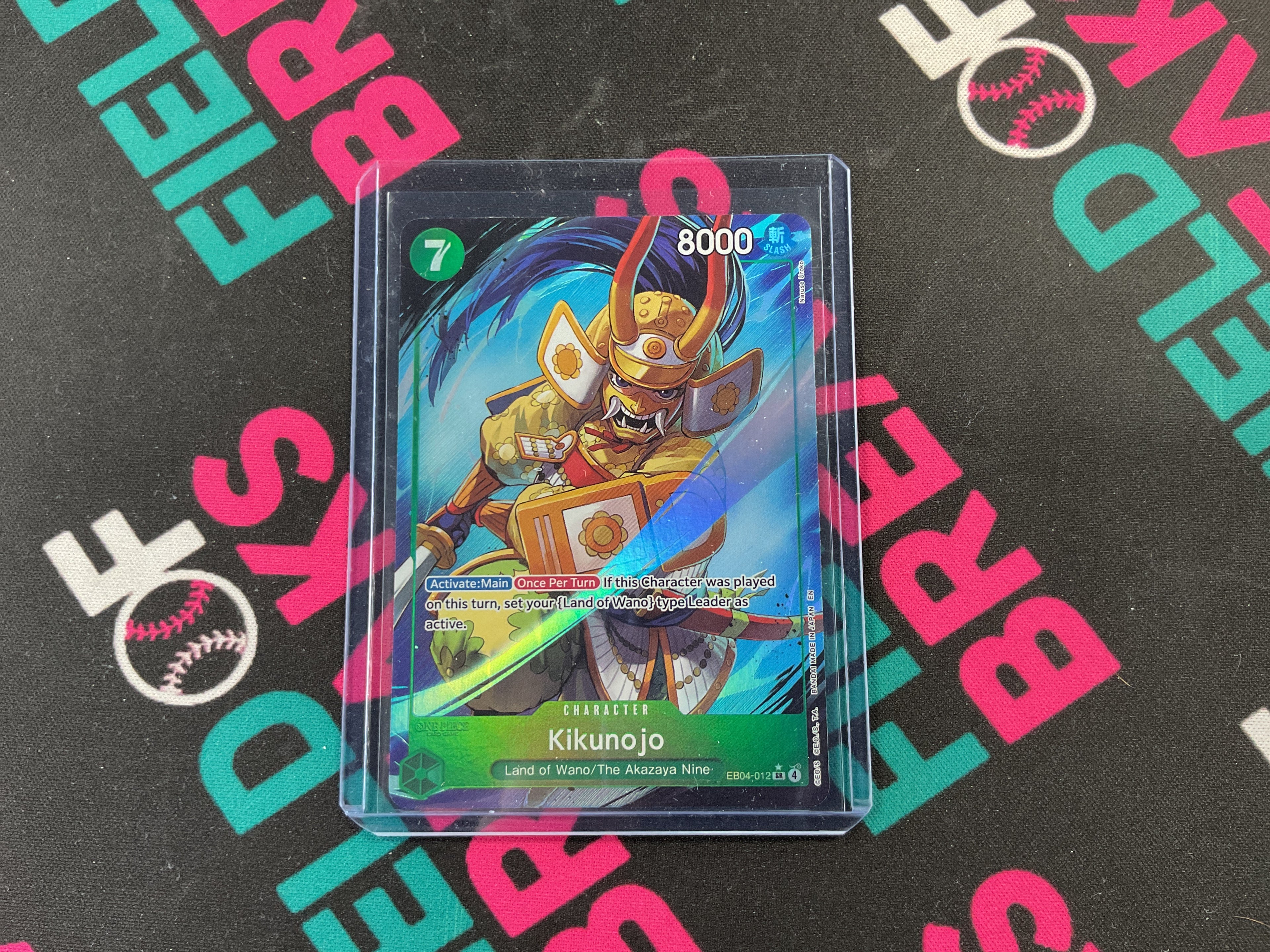 Kikunojo Alternate Art EB04-012 The Azure Sea’s Seven