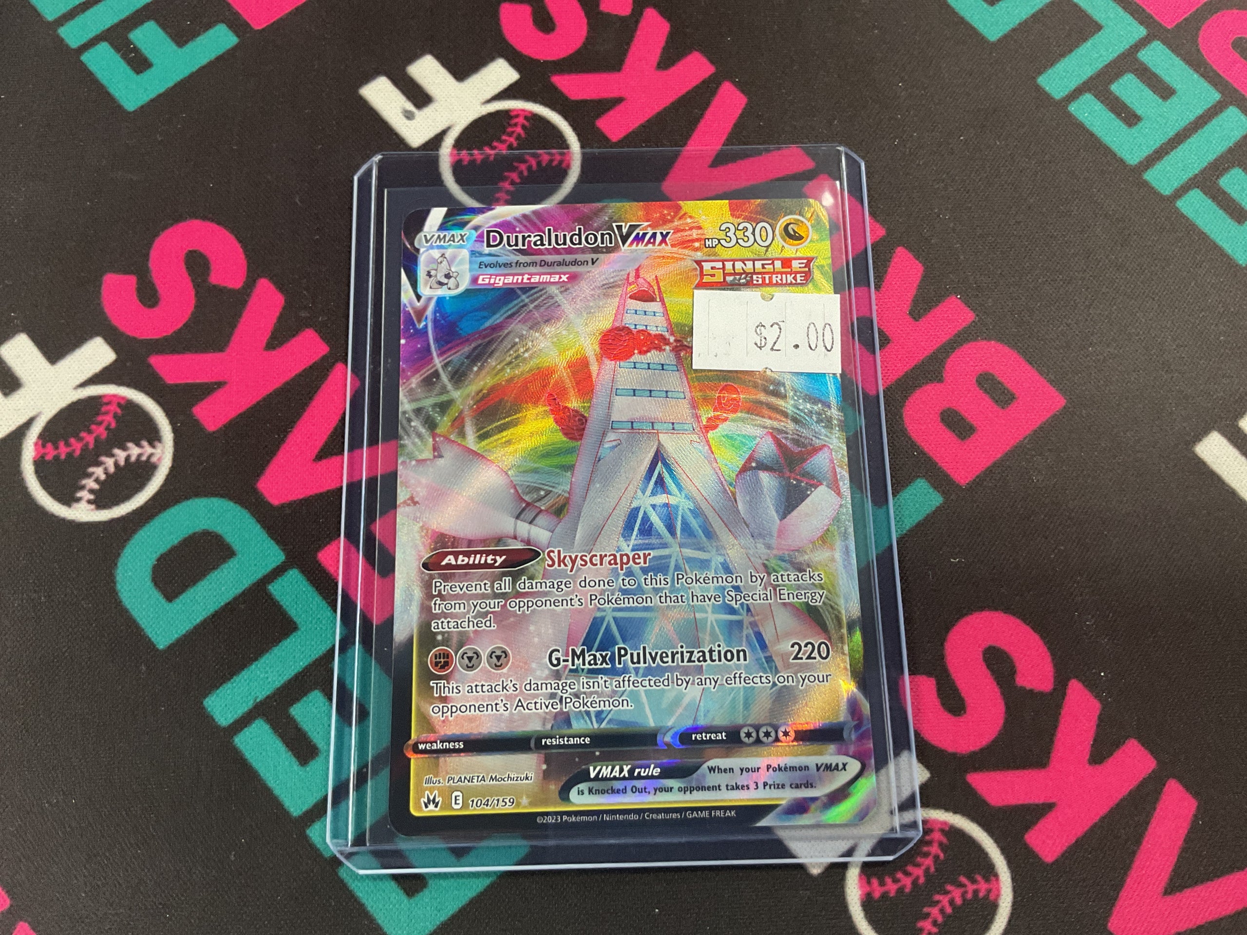 Duraludon Vmax Full Art Crown Zenith 104/159