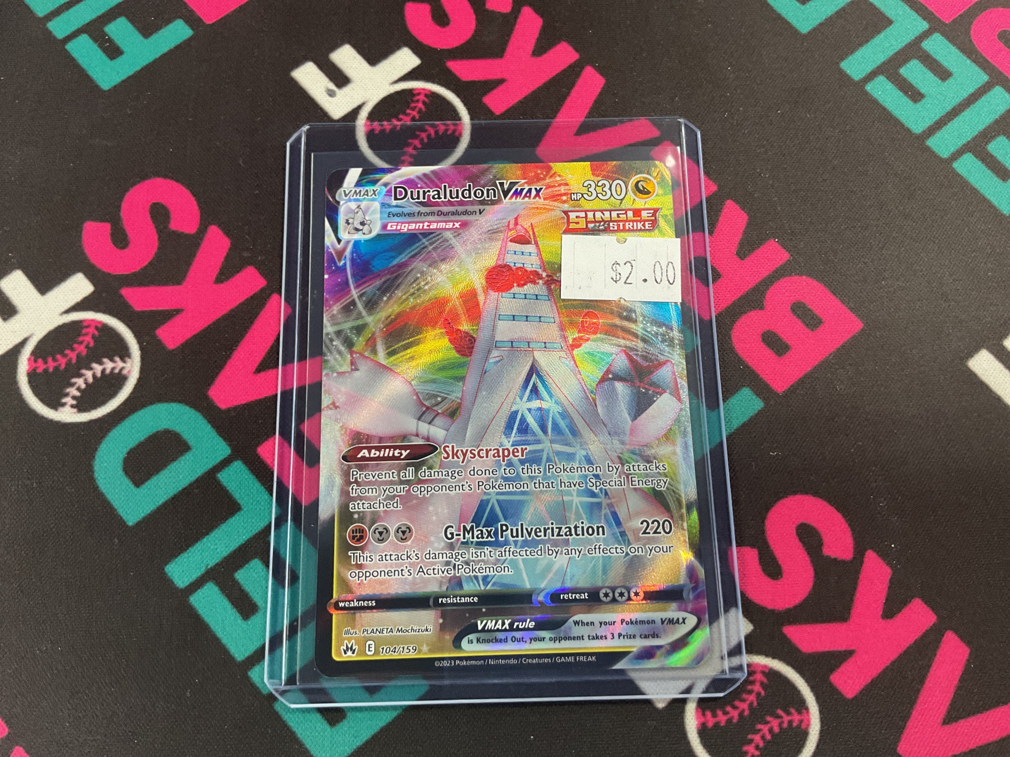 Duraludon Vmax Full Art Crown Zenith 104/159