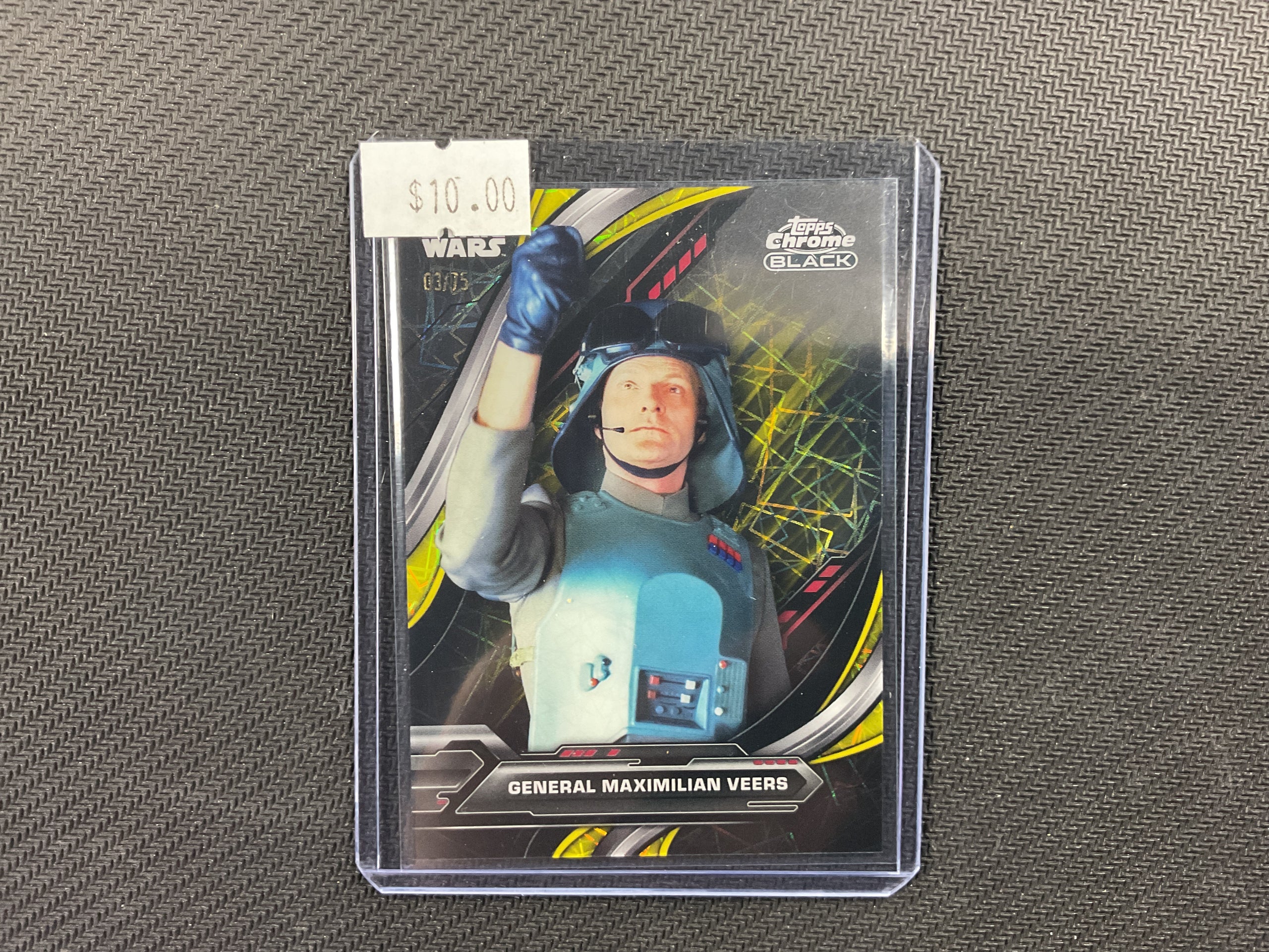 General Maximilian Veers Topps chrome black yellow /75