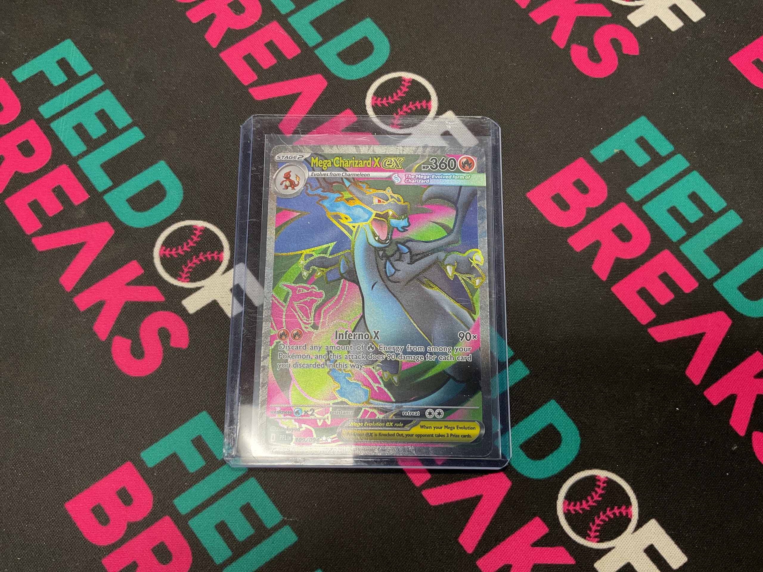 Mega Charizard Ex Phantasmal Flames Full Art 109/094