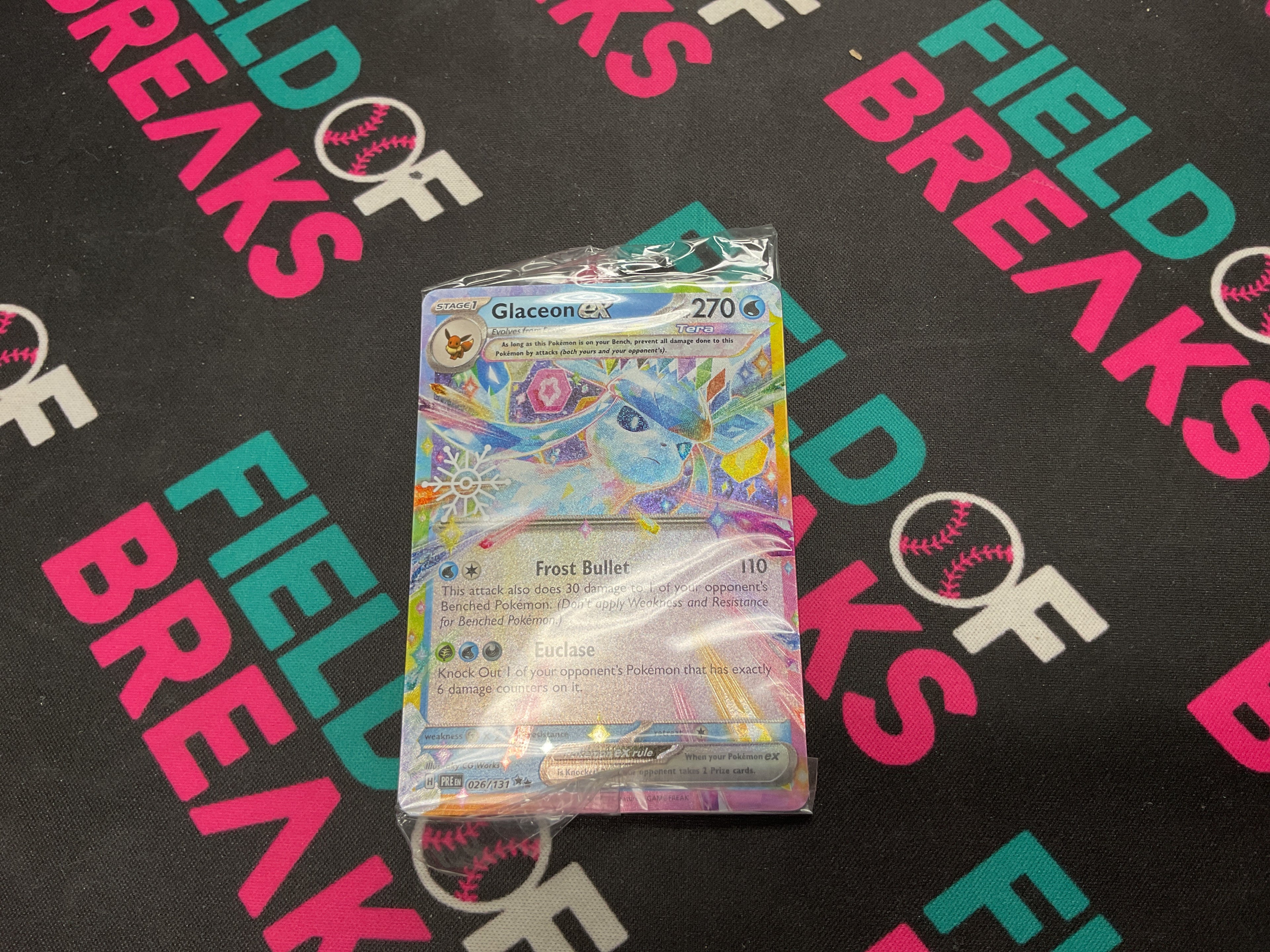 Glaceon Holiday Calendar Promi Snow Flake Stamp 026/131