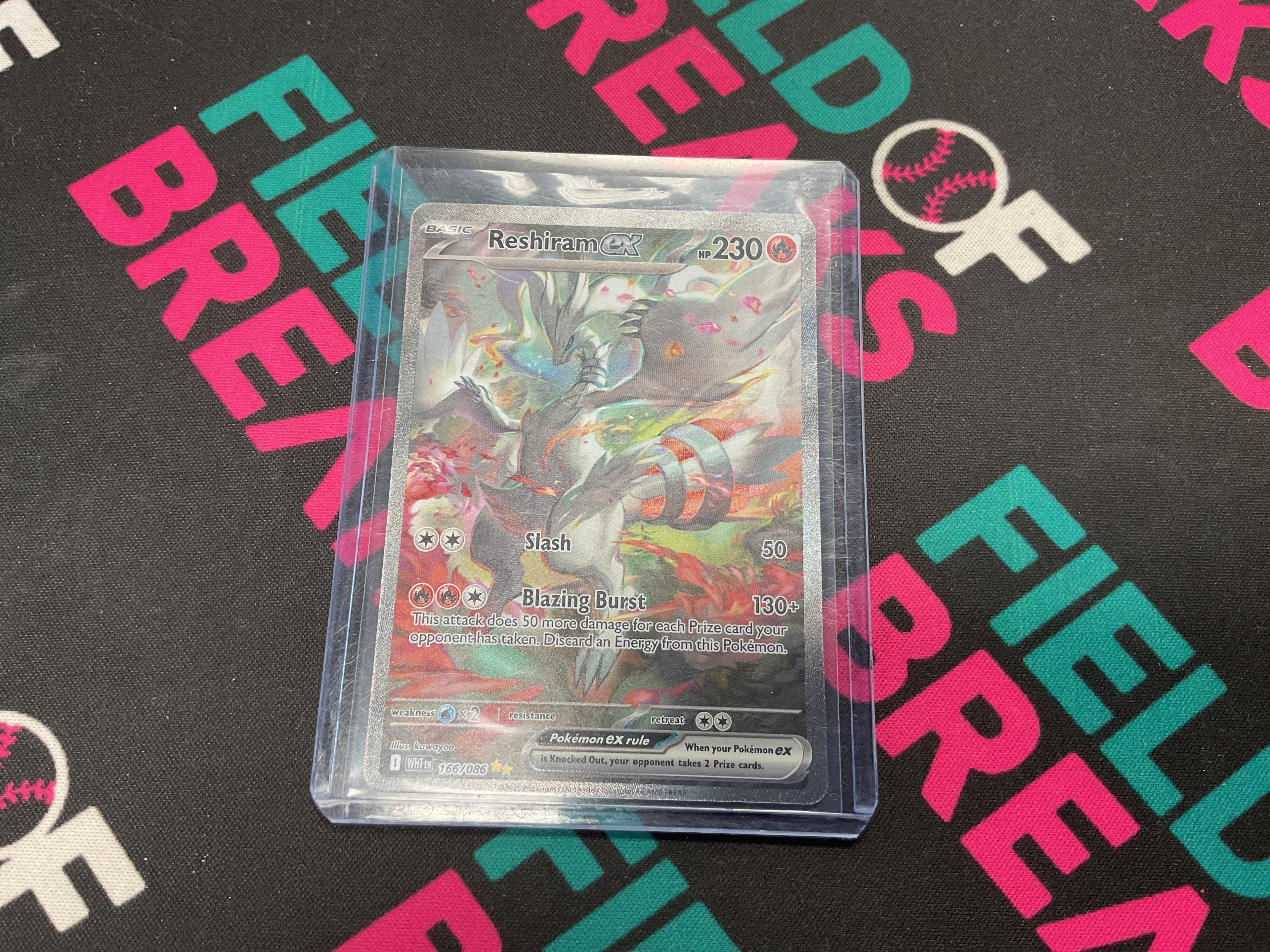 Reshiram EX White Flare 166/086