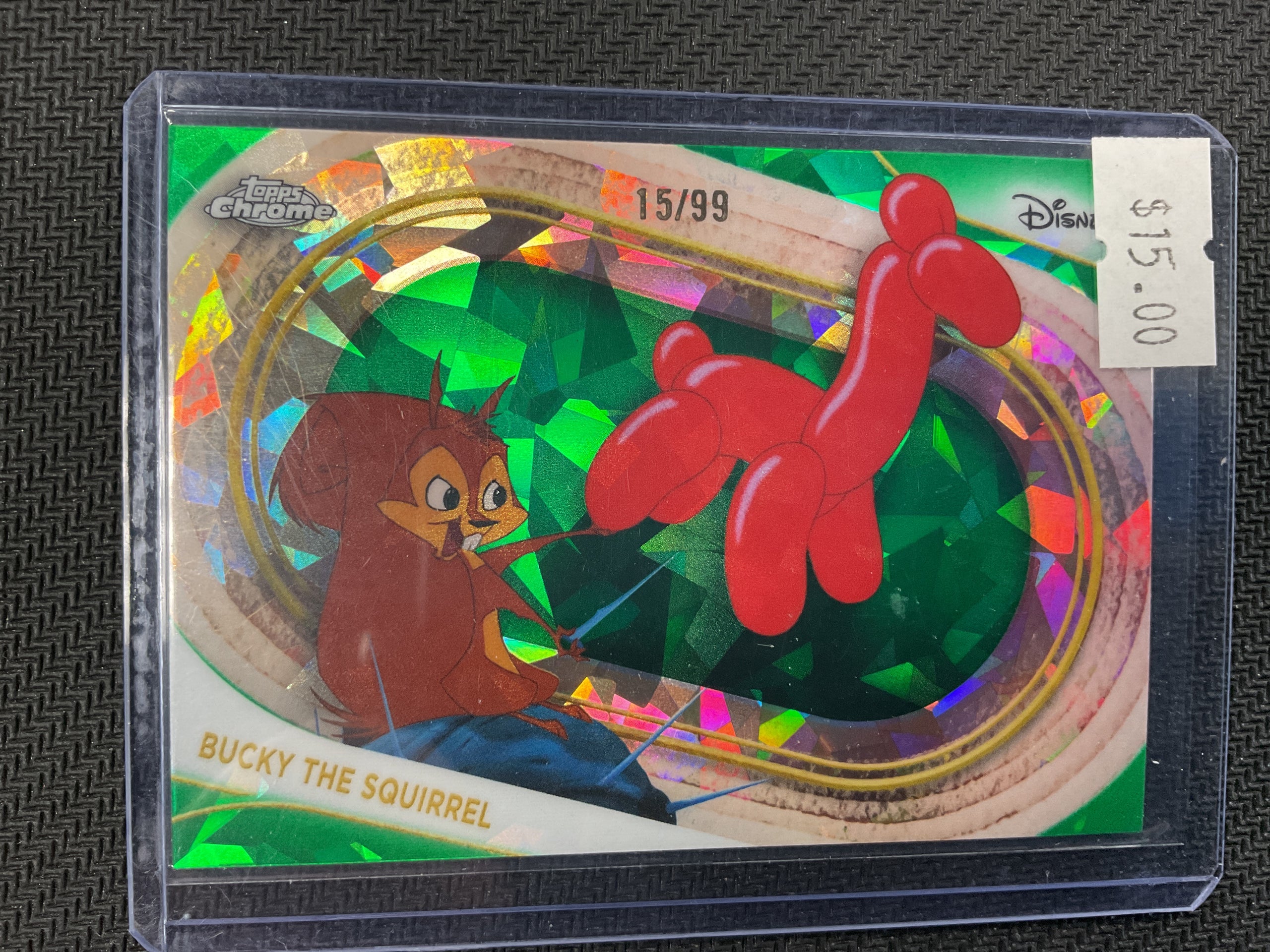 Bucky The Squirrel green sapphire/99