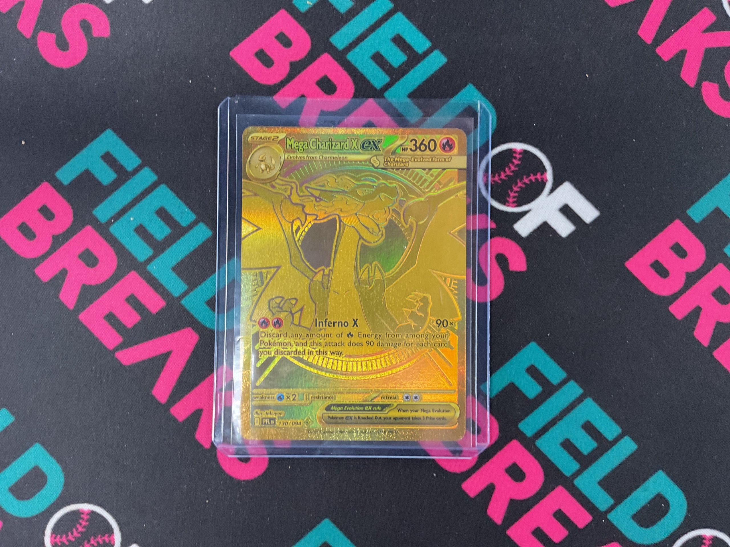 Mega Gold Phantasmal Charizard