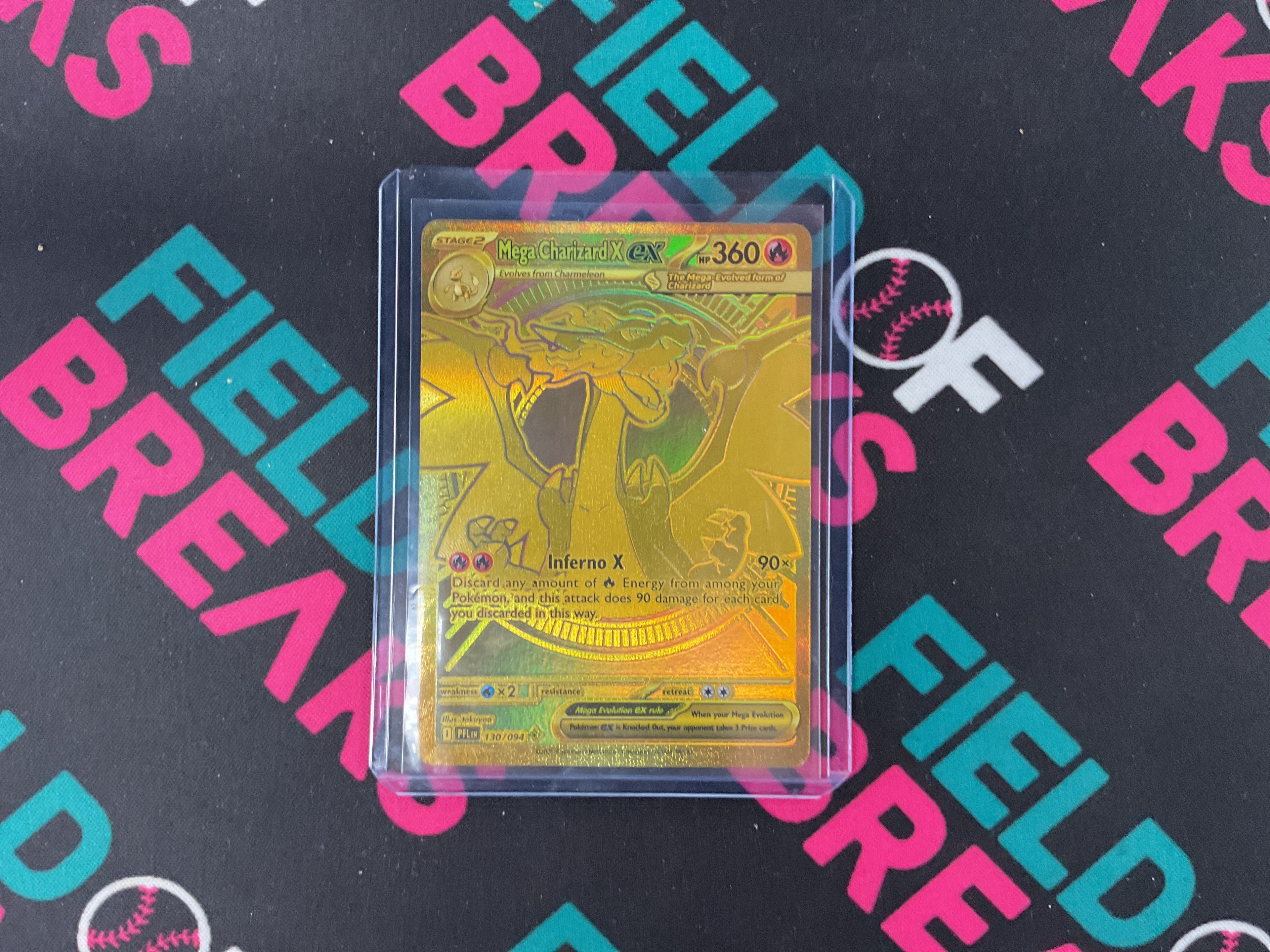 Mega Gold Phantasmal Charizard