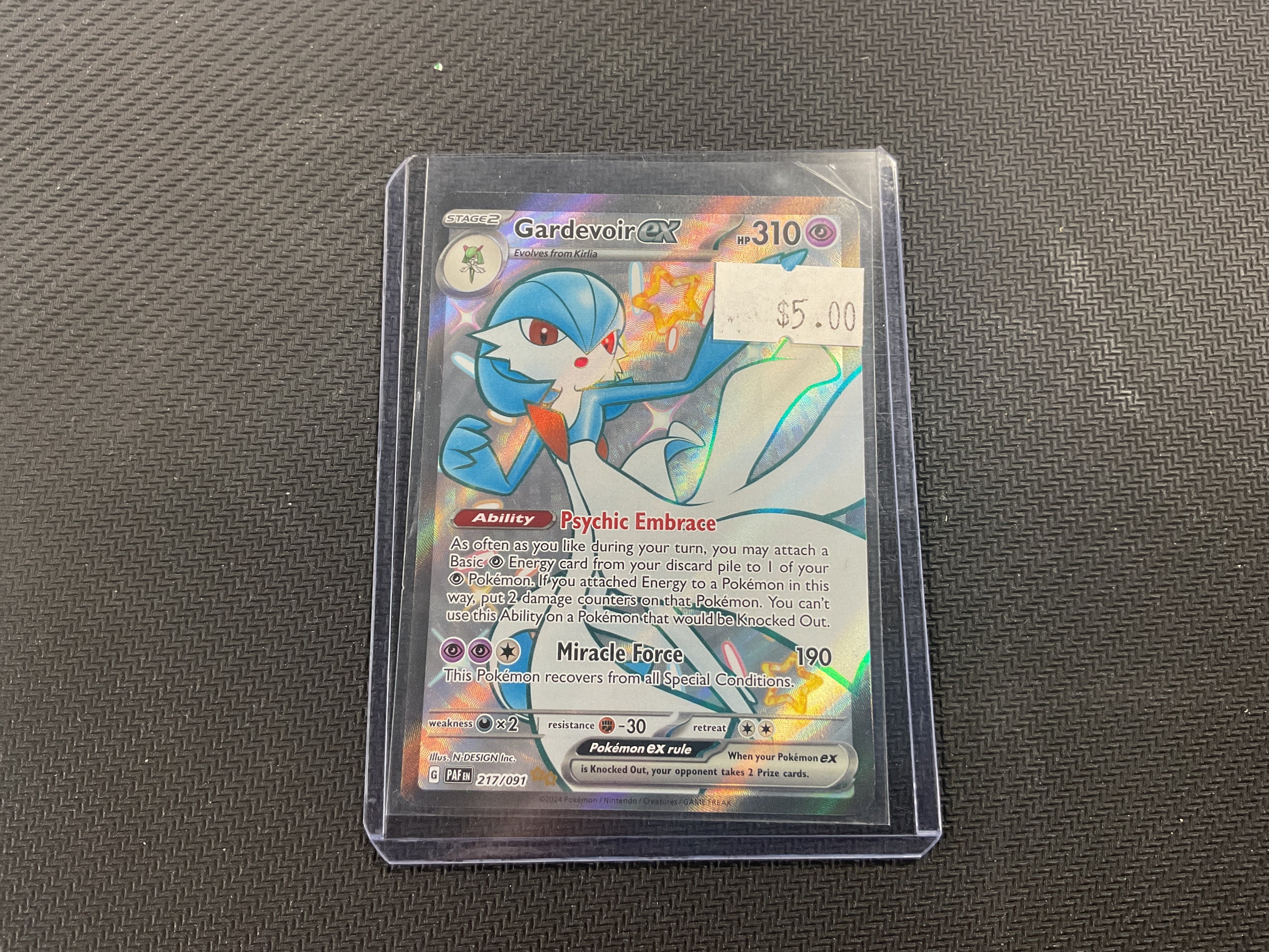 Shiny Gardevoir Full Art Paldean Fates