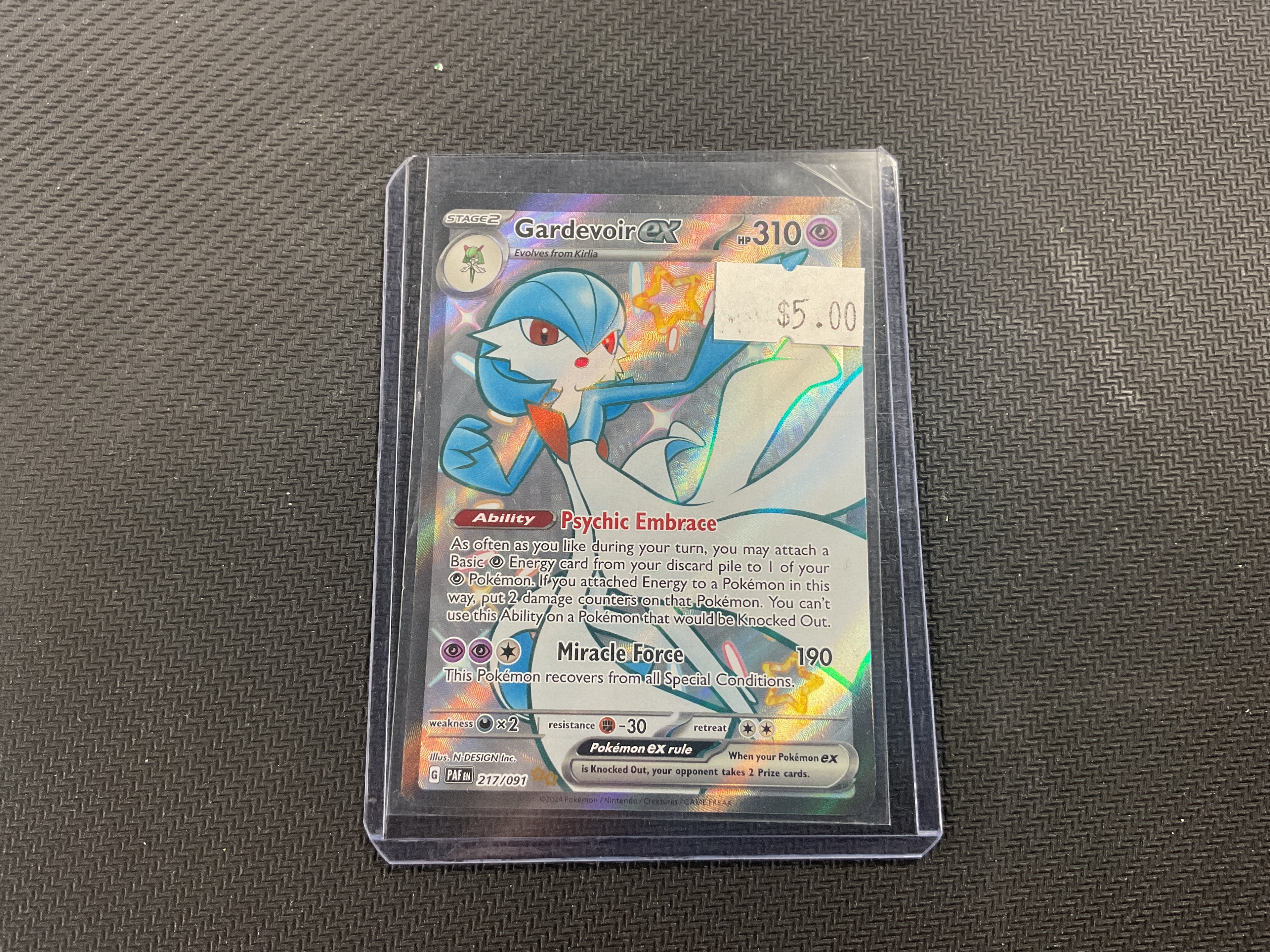 Shiny Gardevoir Full Art Paldean Fates