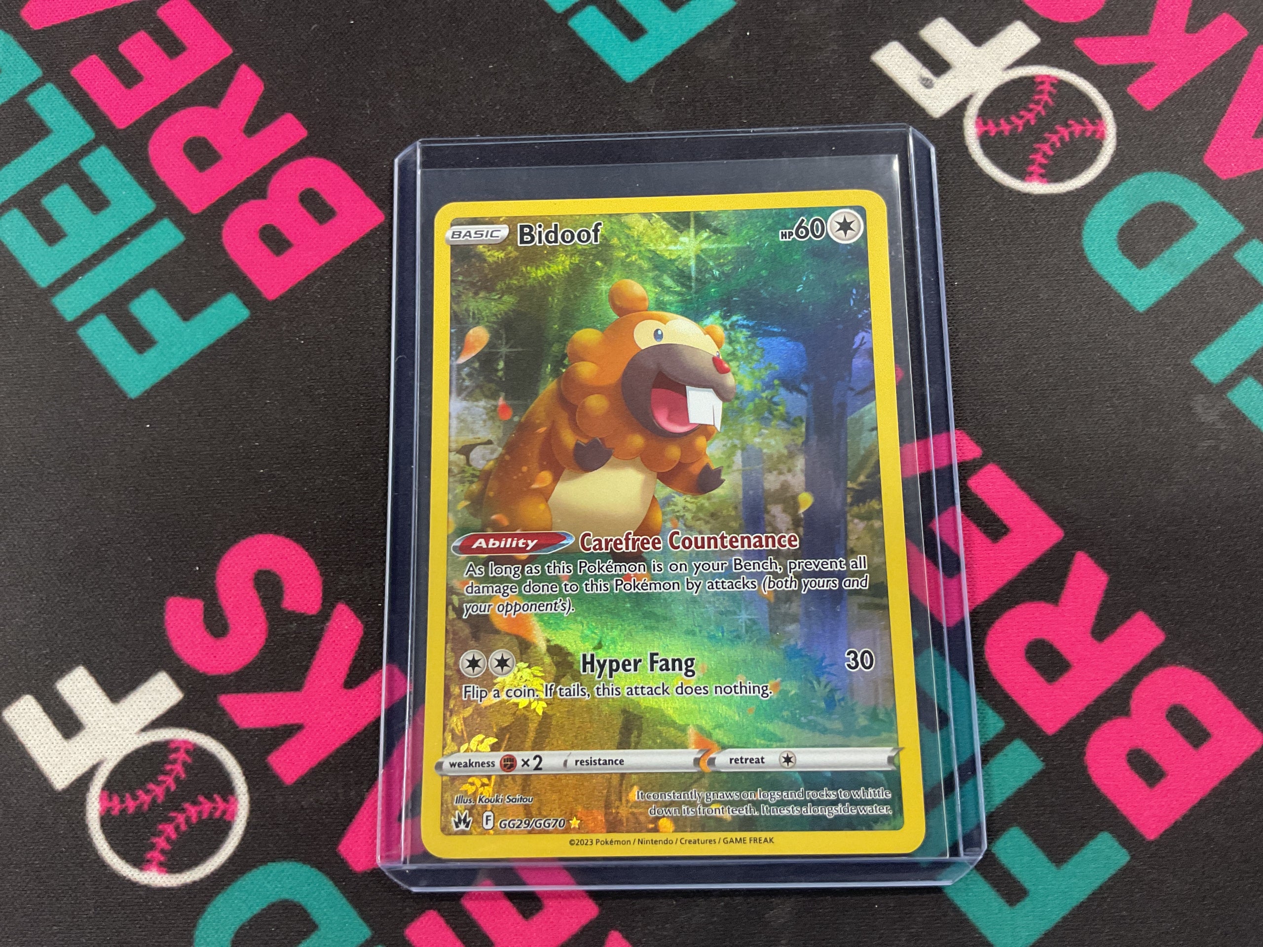 Bidoof Crown Zenith Galarian Gallery GG29/GG70