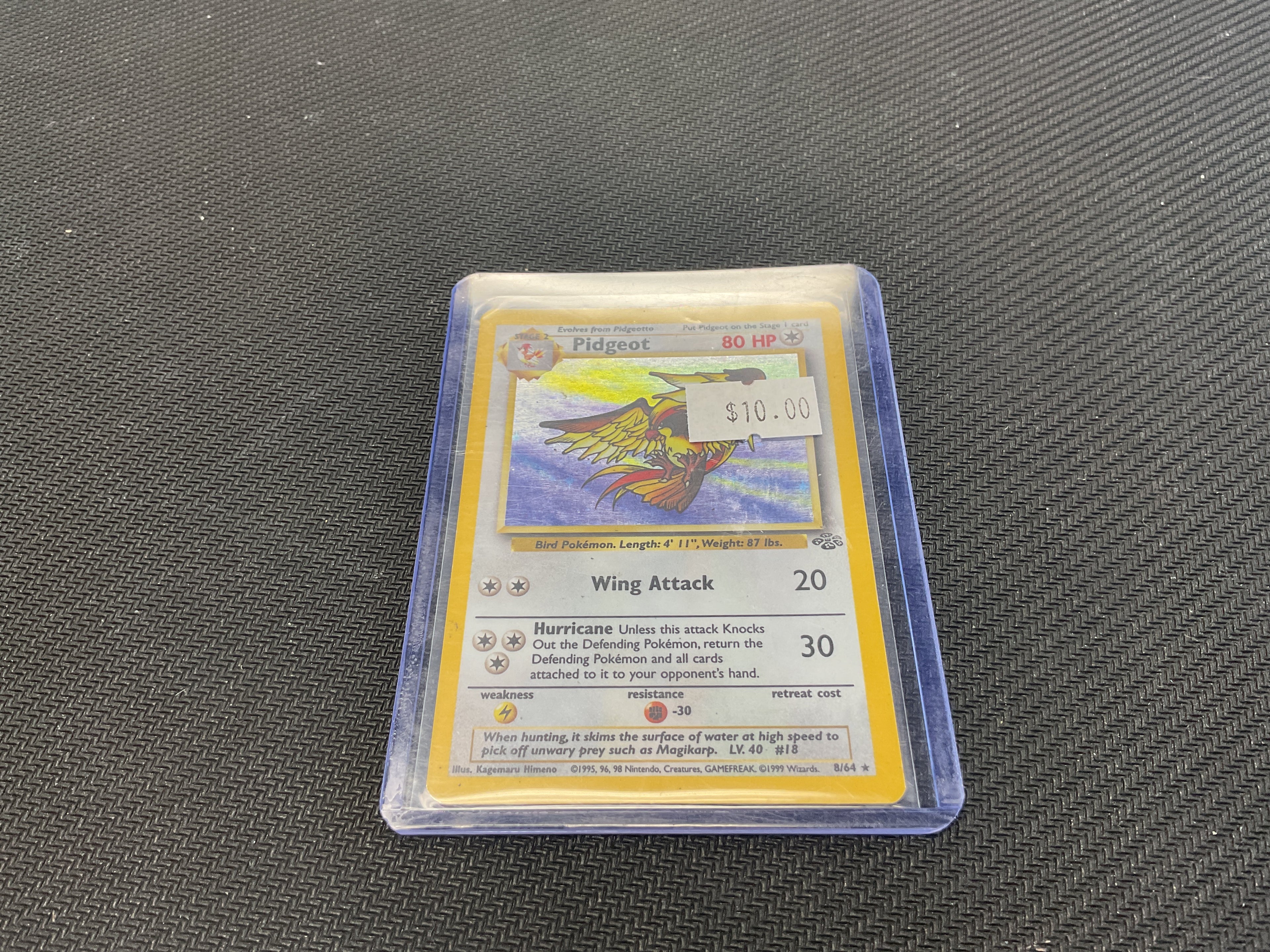 Pidgeot Base Set Unlimited Holo (HP)