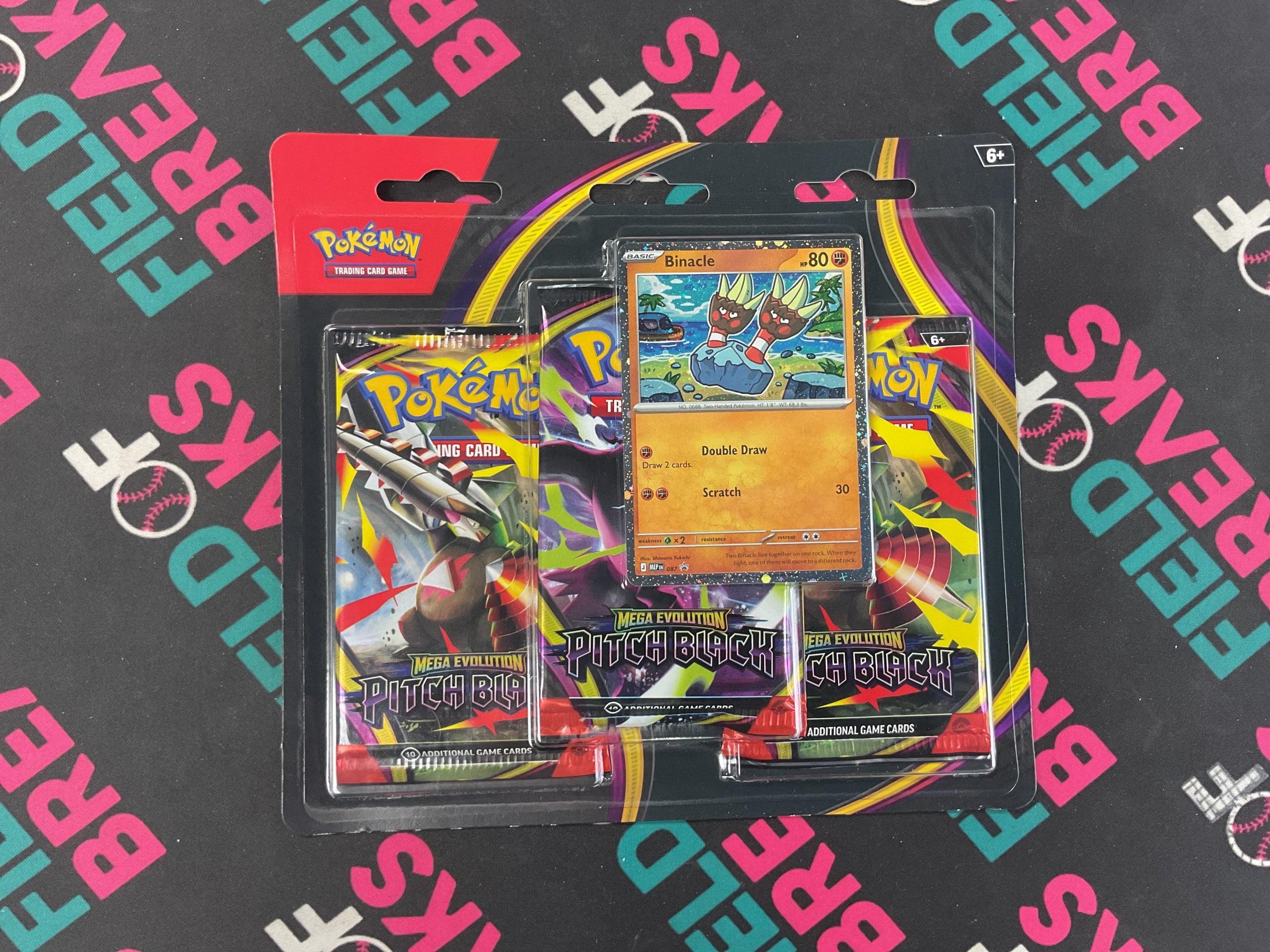 Pitch Black 3 Pack Blister