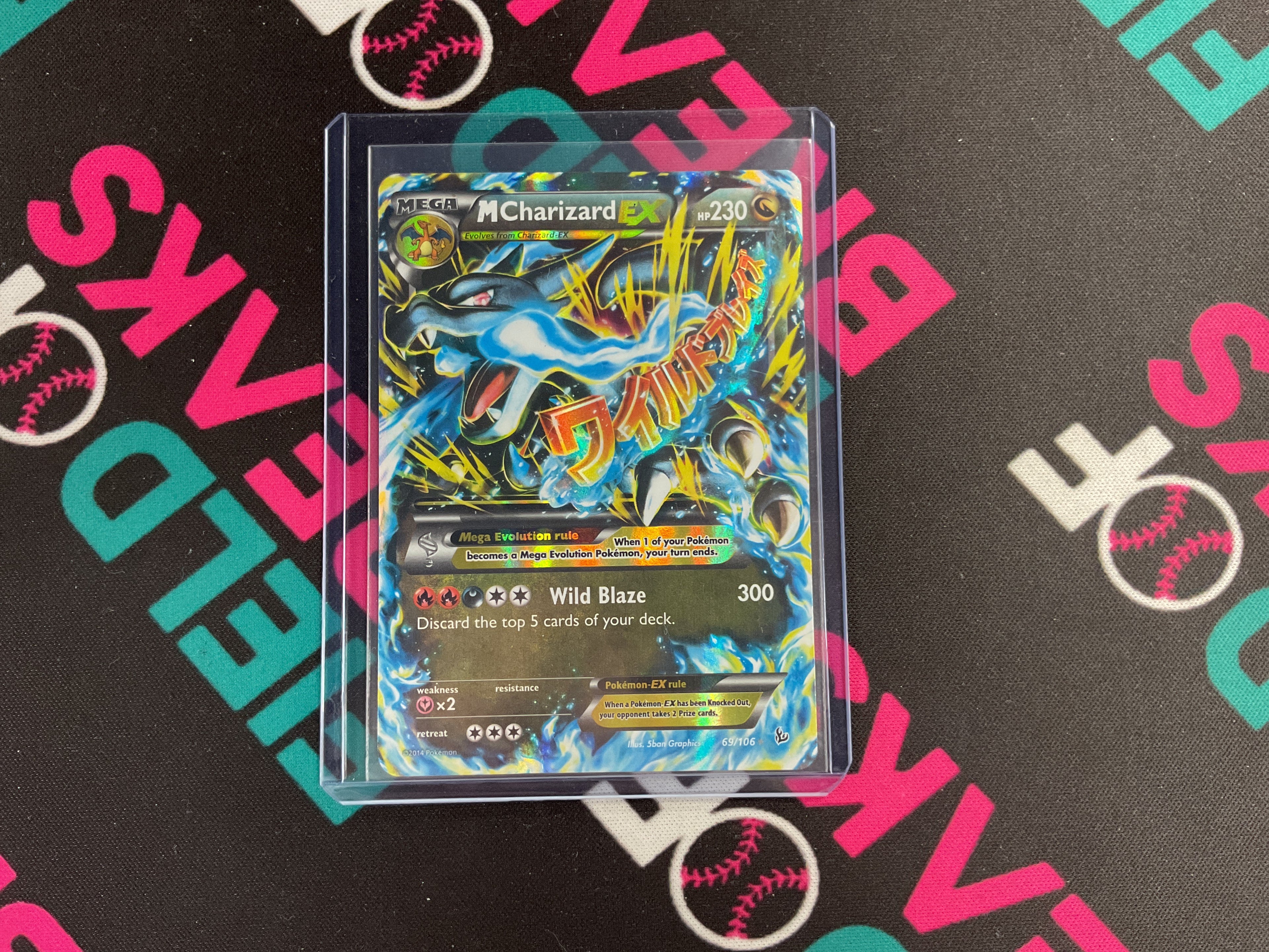 Mega Charizard EX Flash Fire 69/106 (LP-)