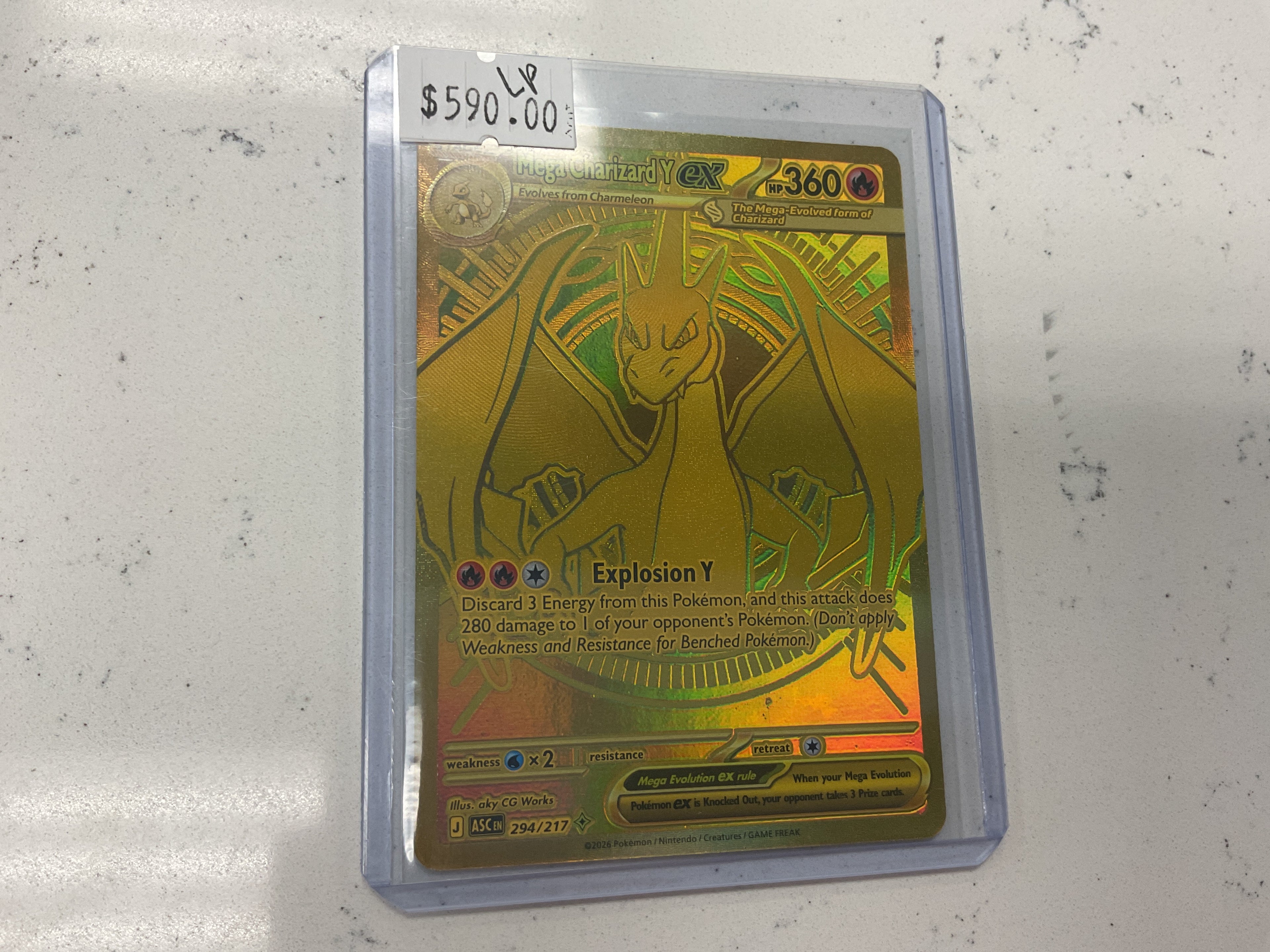 Mega Charizard Y ex LP/Factory Defect 294/217