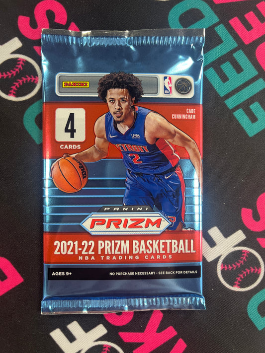 Panini Basketball Prizm 2021-22     4 Card Pack
