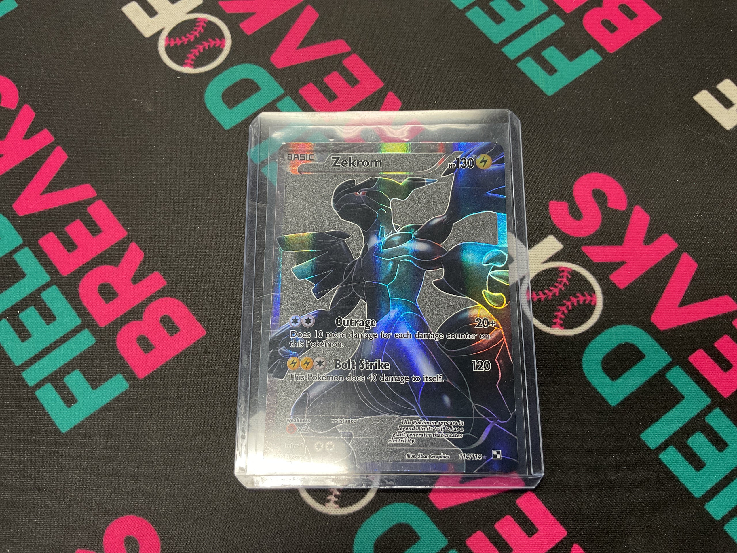 Zekrom Full Art Black and White 114/114