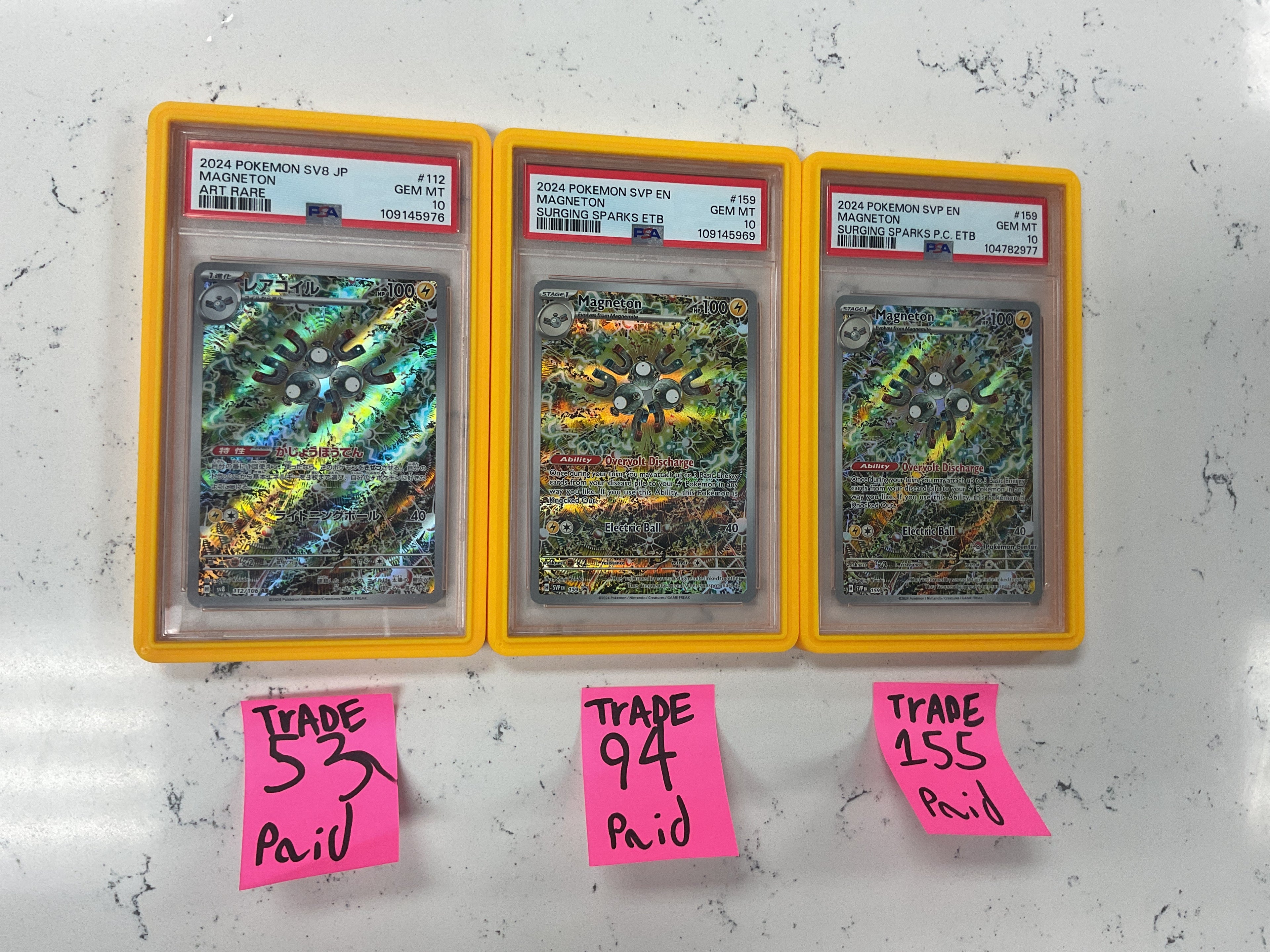 Magneton Surging Sparks PSA 10 - JP , EN and PC stamped