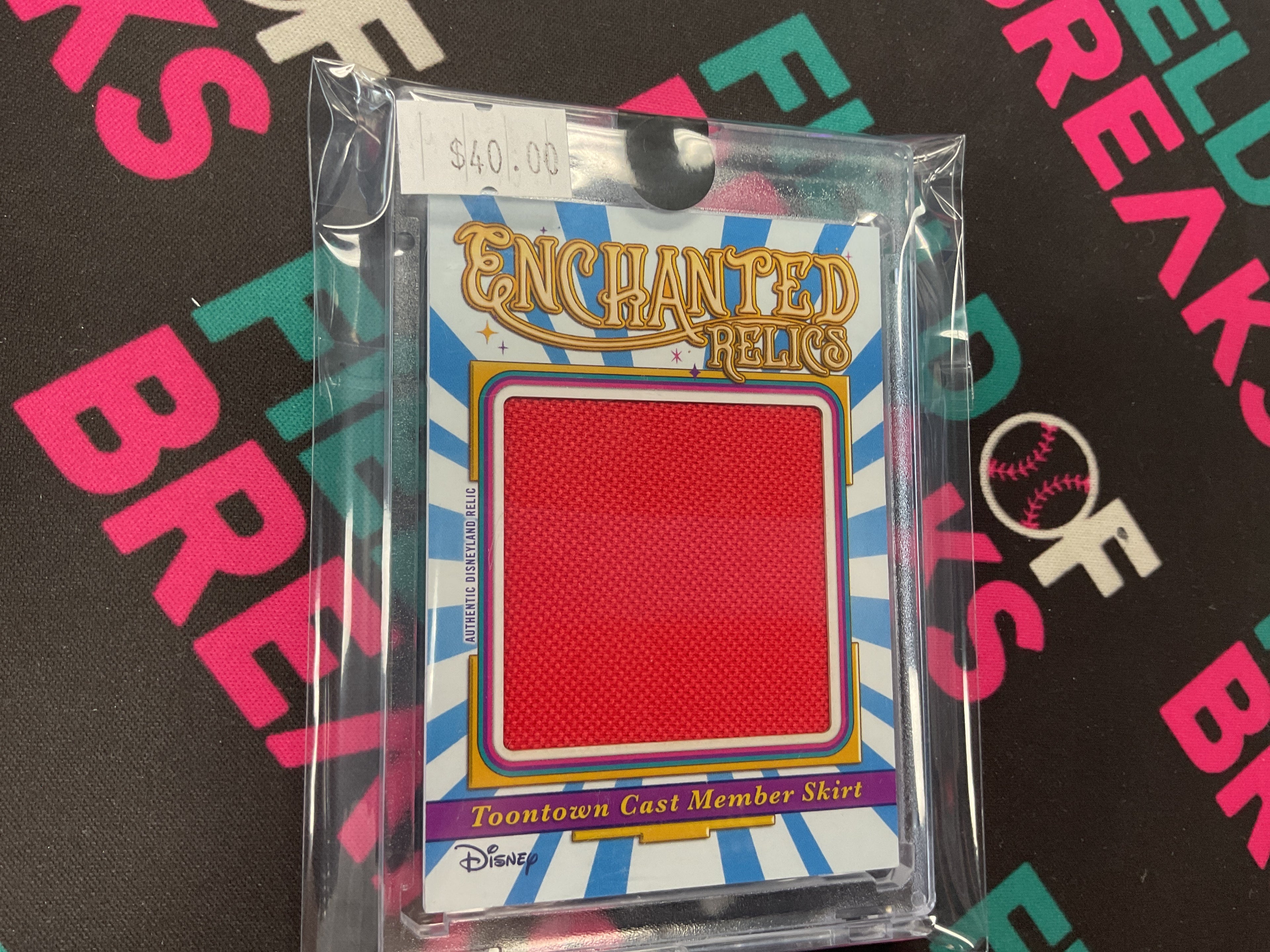 Toontown Cast member skirt Topps Enchanted Relics