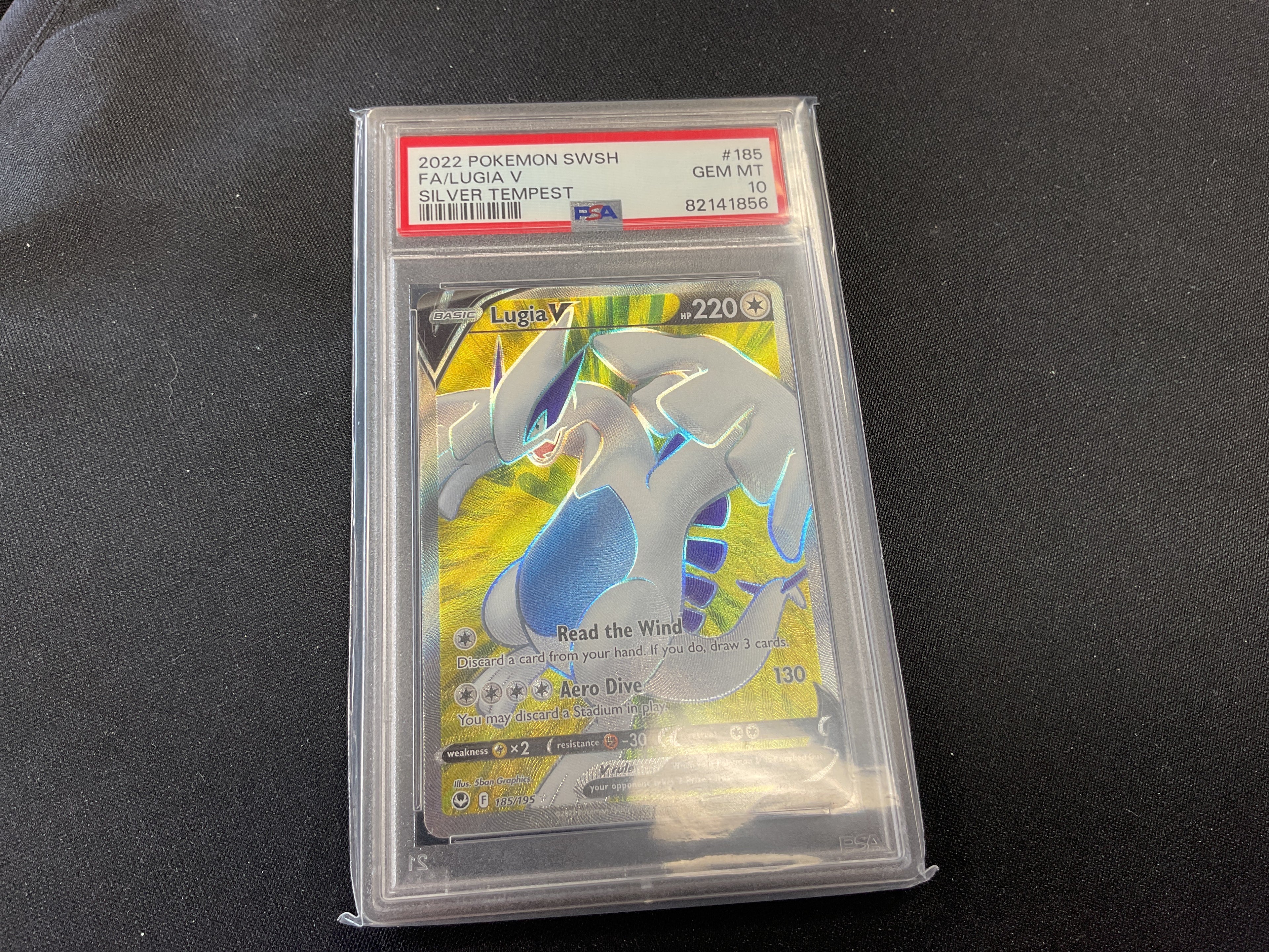 Lugia full Art silver tempest Psa 10