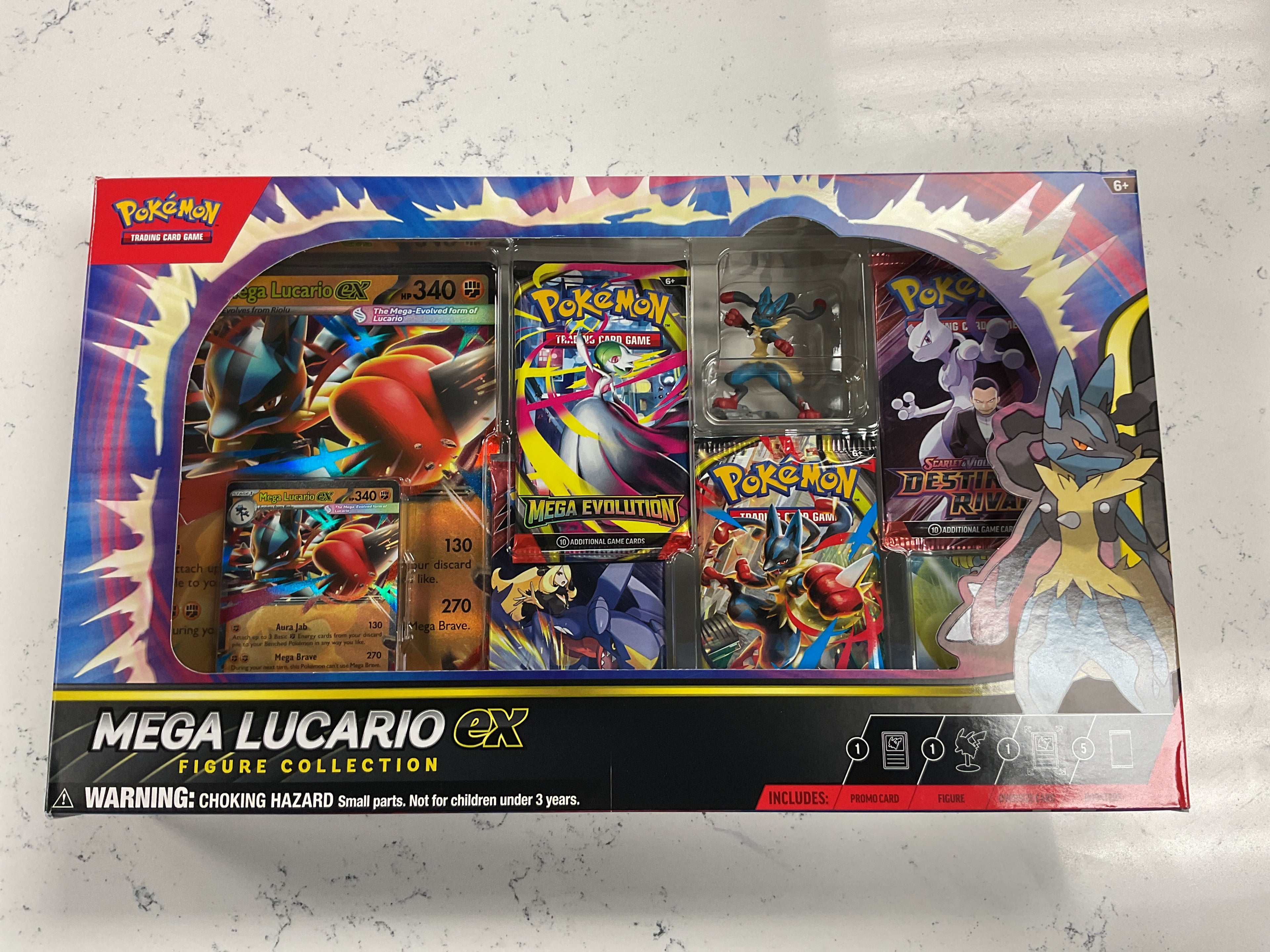 Mega Lucario ex figure collection box